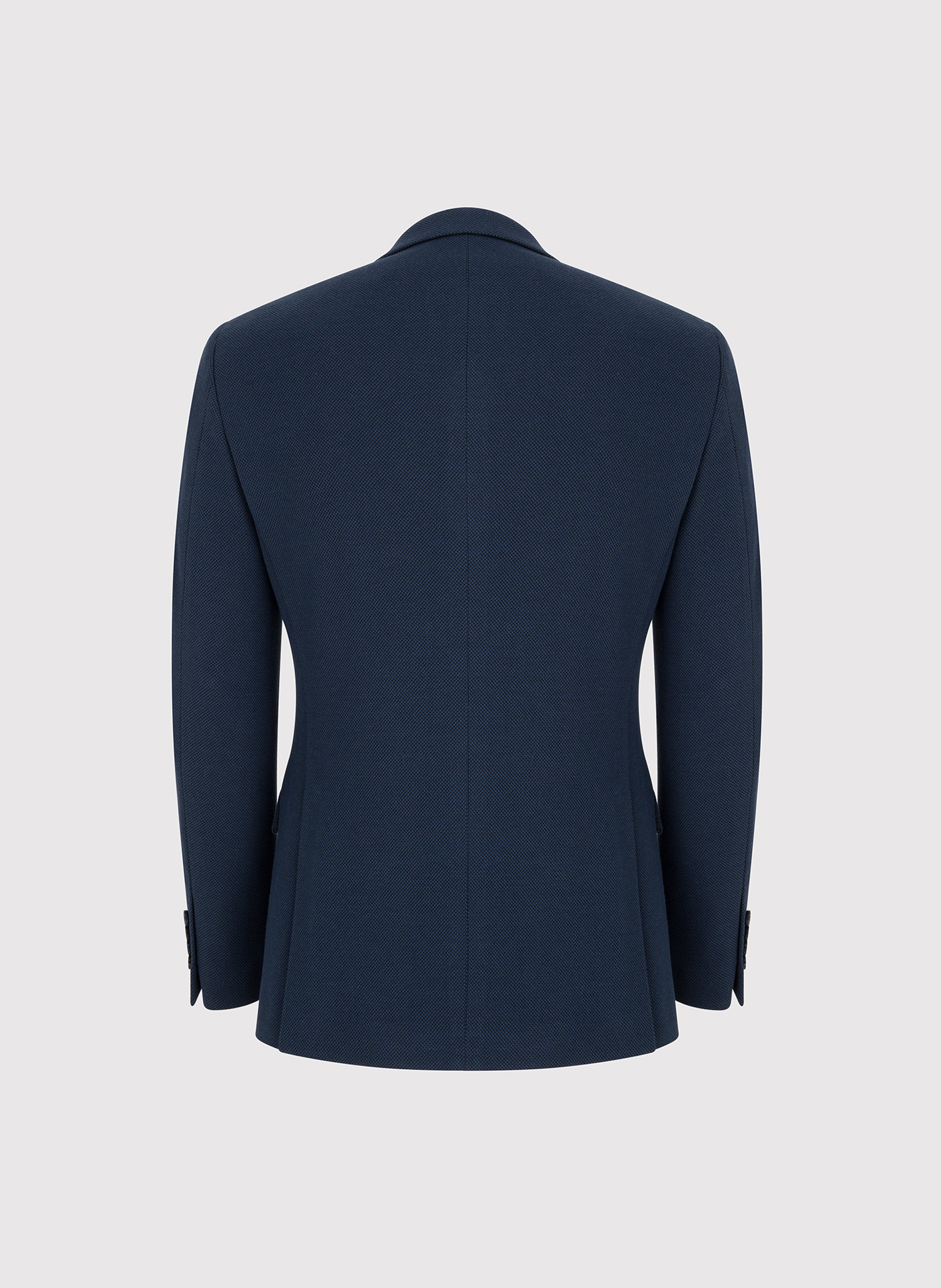 Granatowa żakardowa marynarka męska - Pako Lorente