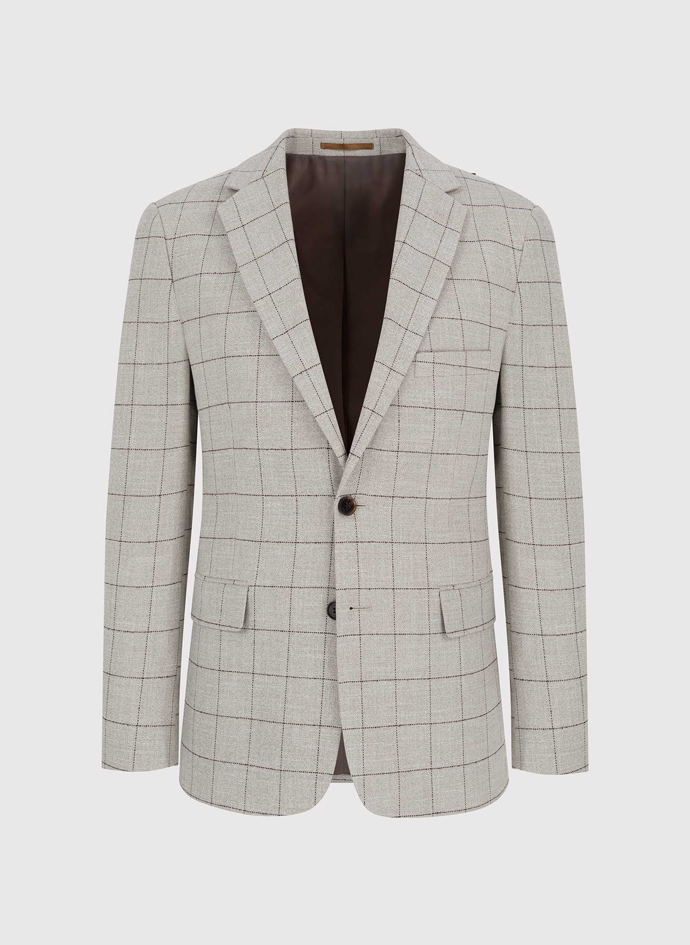 Casualowa marynarka męska w kratę - Pako Lorente