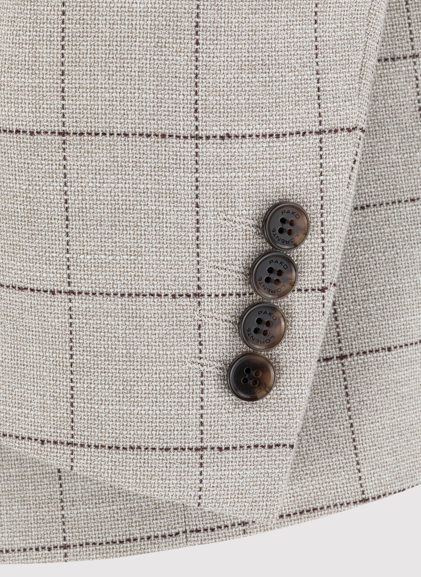 Casualowa marynarka męska w kratę - Pako Lorente