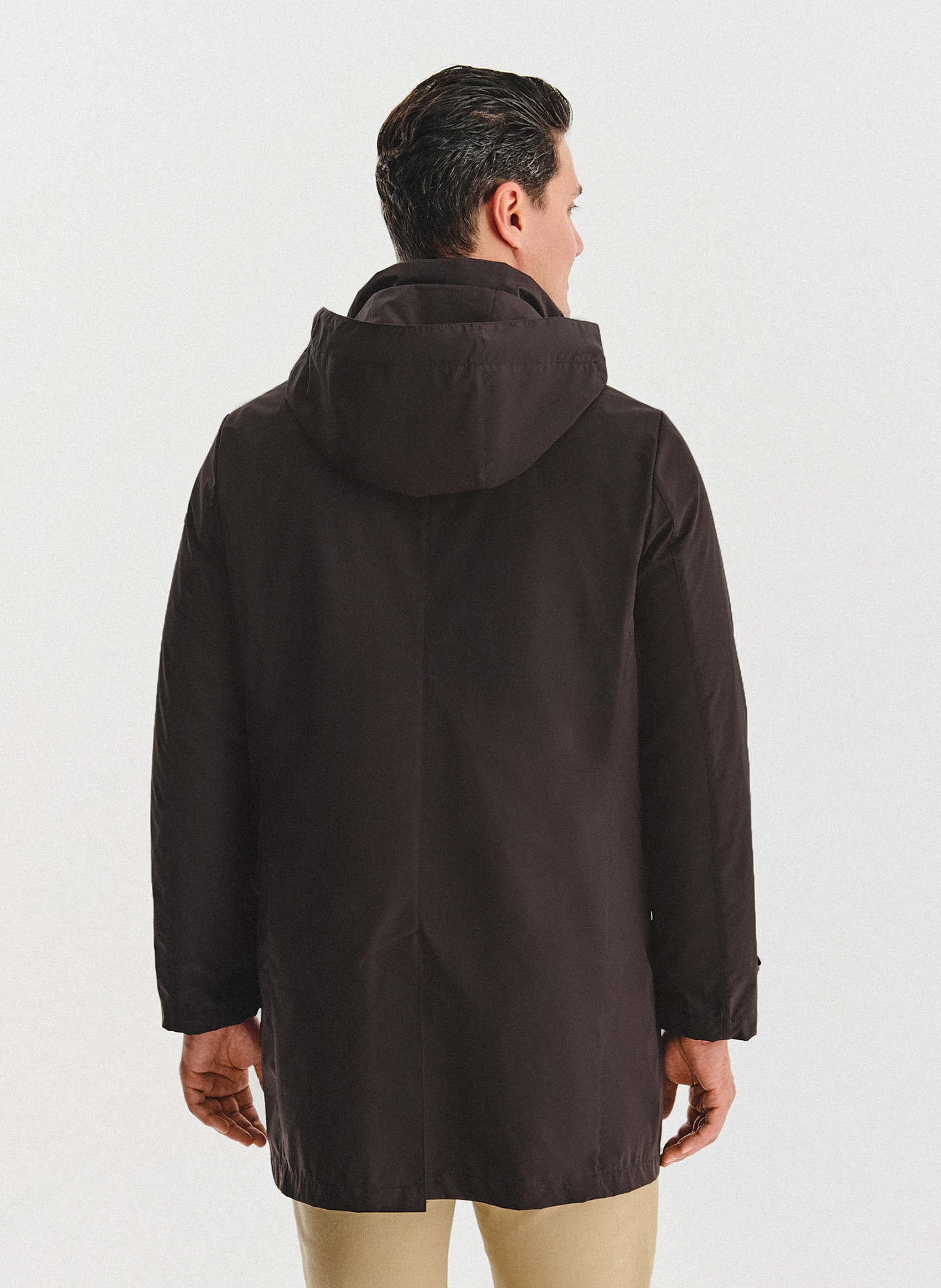 Brązowa kurtka jesienna 2w1 - Pako Lorente