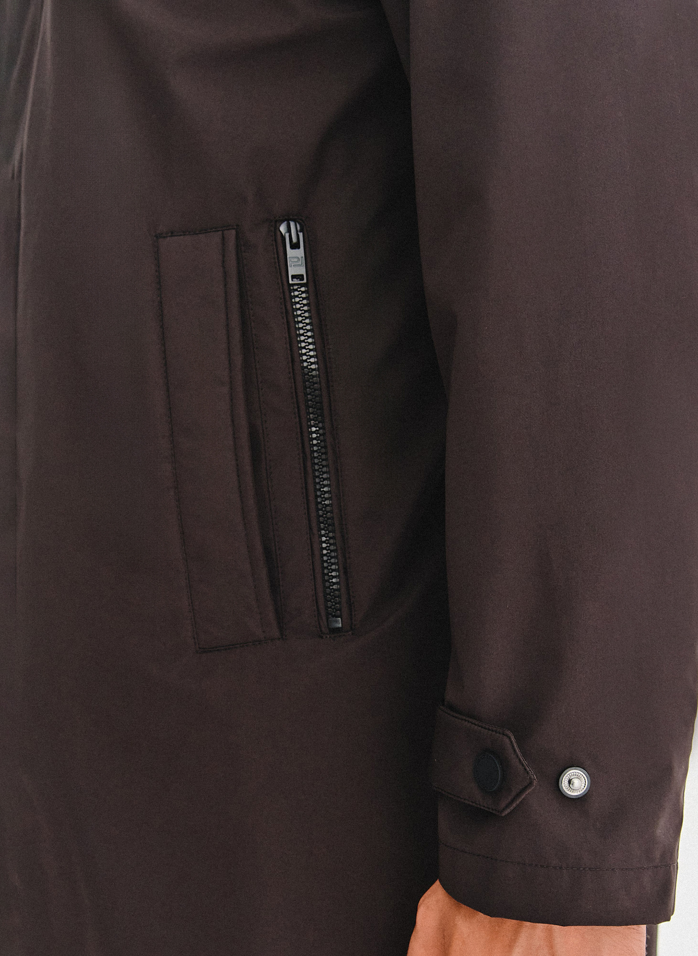 Brązowa kurtka jesienna 2w1 - Pako Lorente