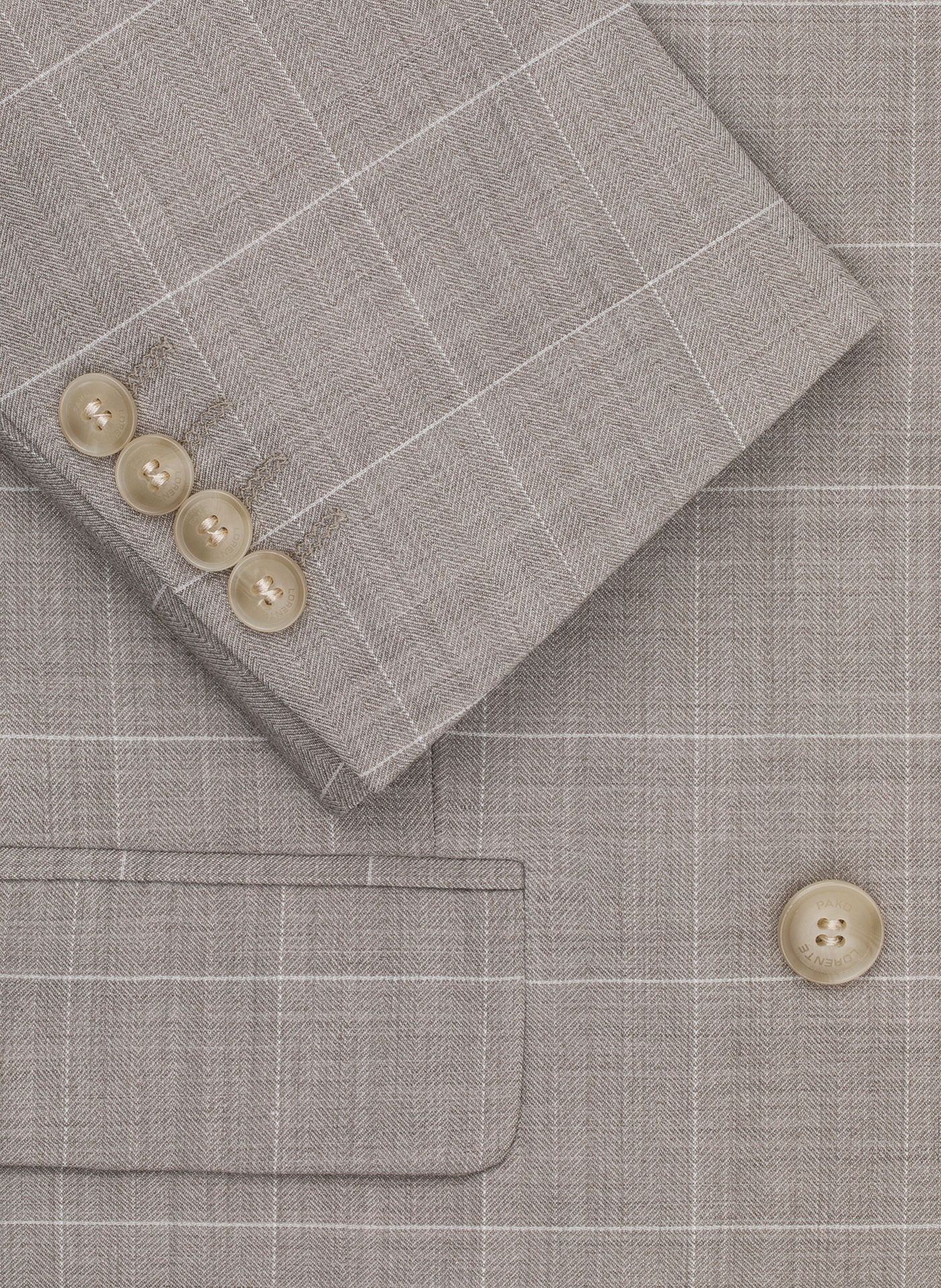 Dwurzędowa marynarka garniturowa w kratę - Pako Lorente