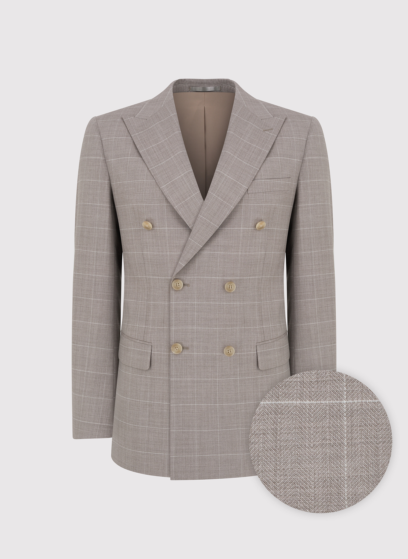Dwurzędowa marynarka garniturowa w kratę - Pako Lorente