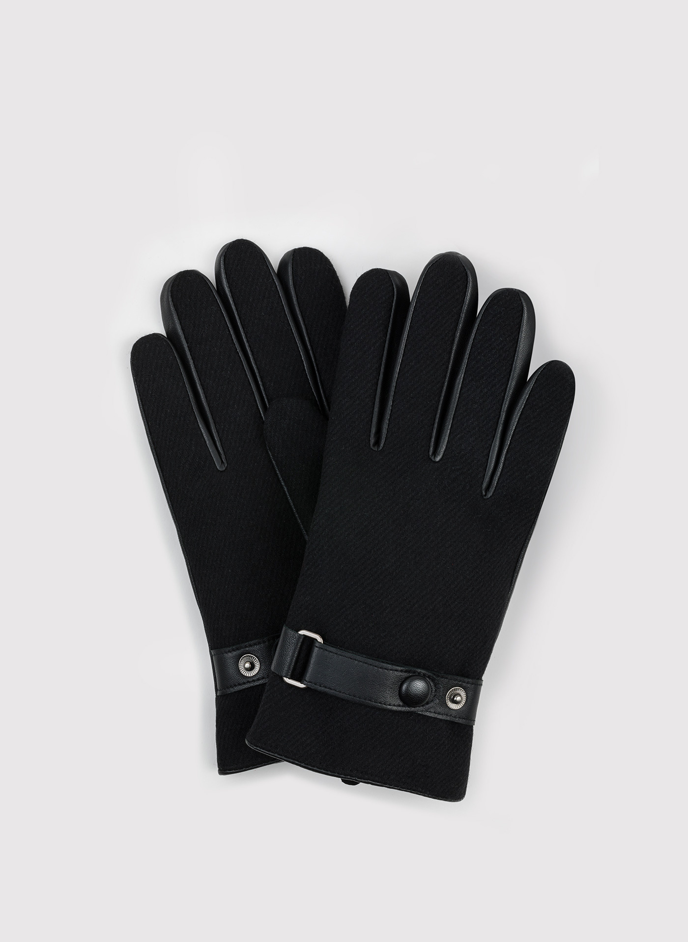 Czarne rękawiczki męskie - Pako Lorente
