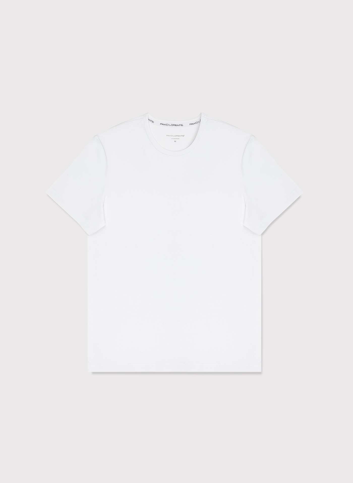 Męski t-shirt w białym kolorze  dwupak - Pako Lorente