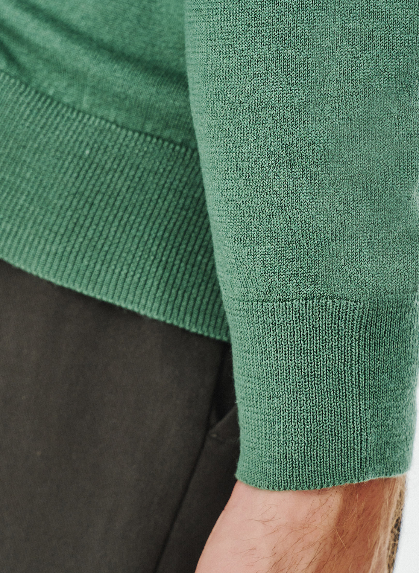 Zielony męski sweter - Pako Lorente