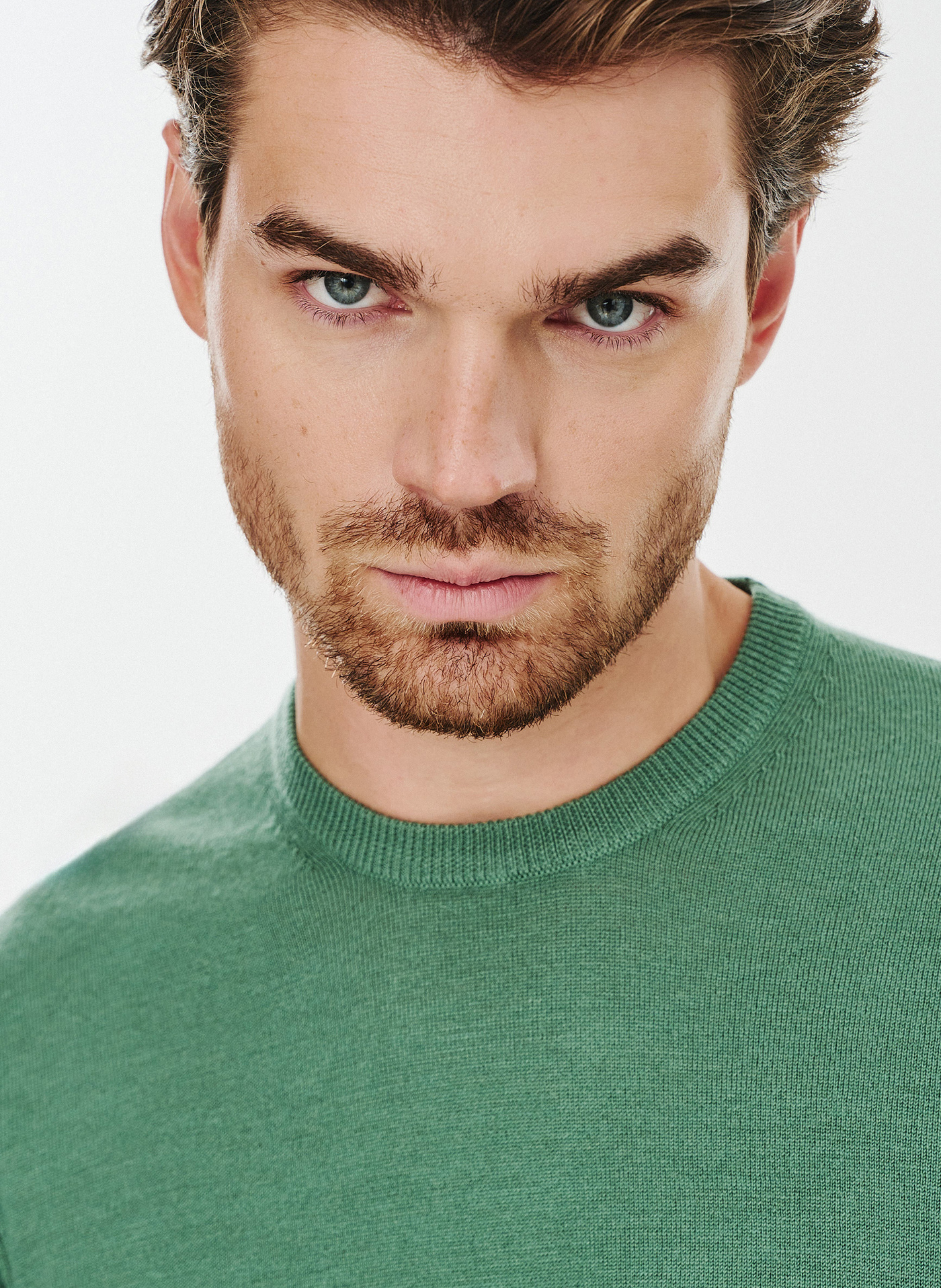 Zielony męski sweter - Pako Lorente