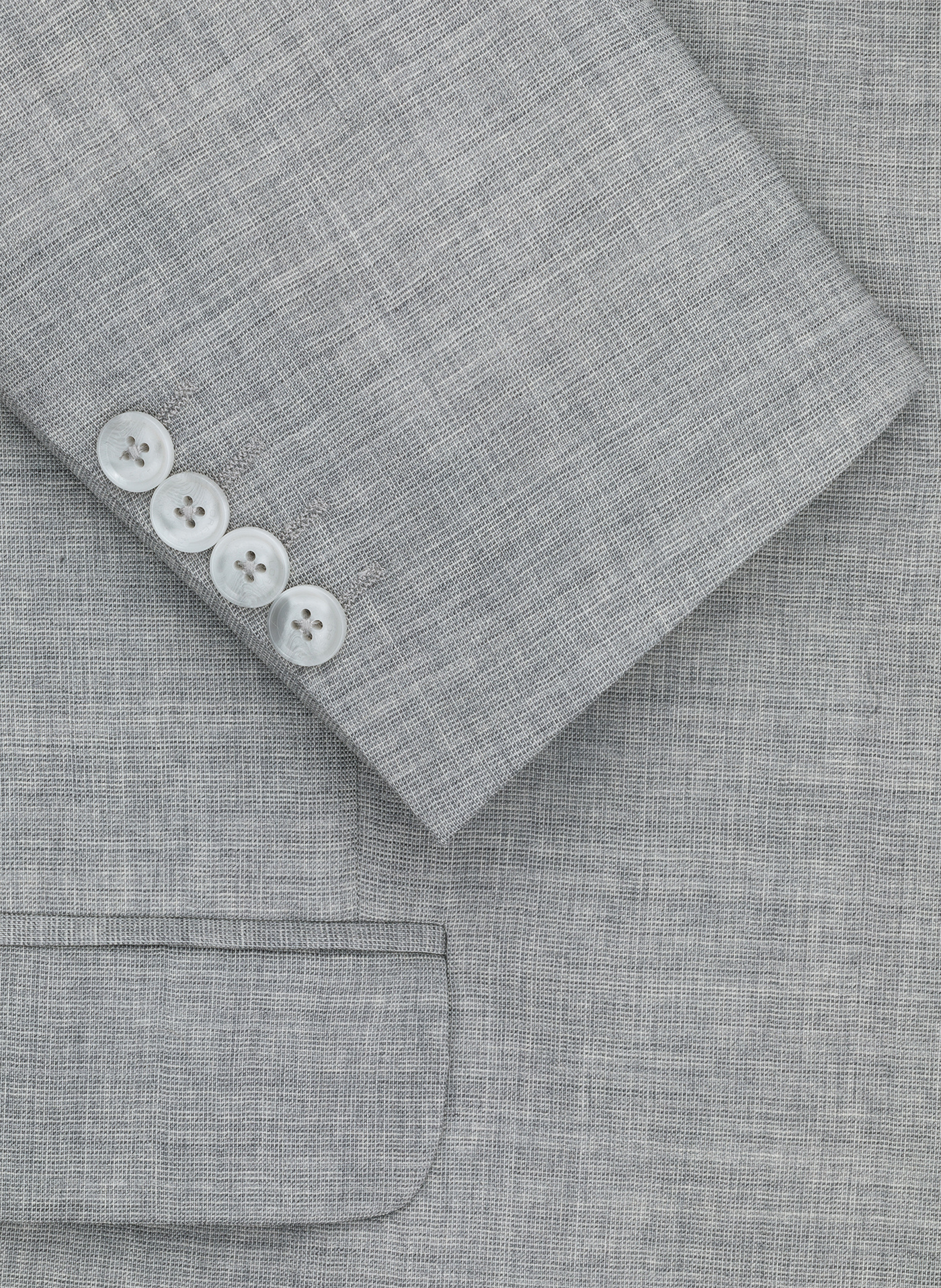 Szara marynarka męska z wełną - Pako Lorente