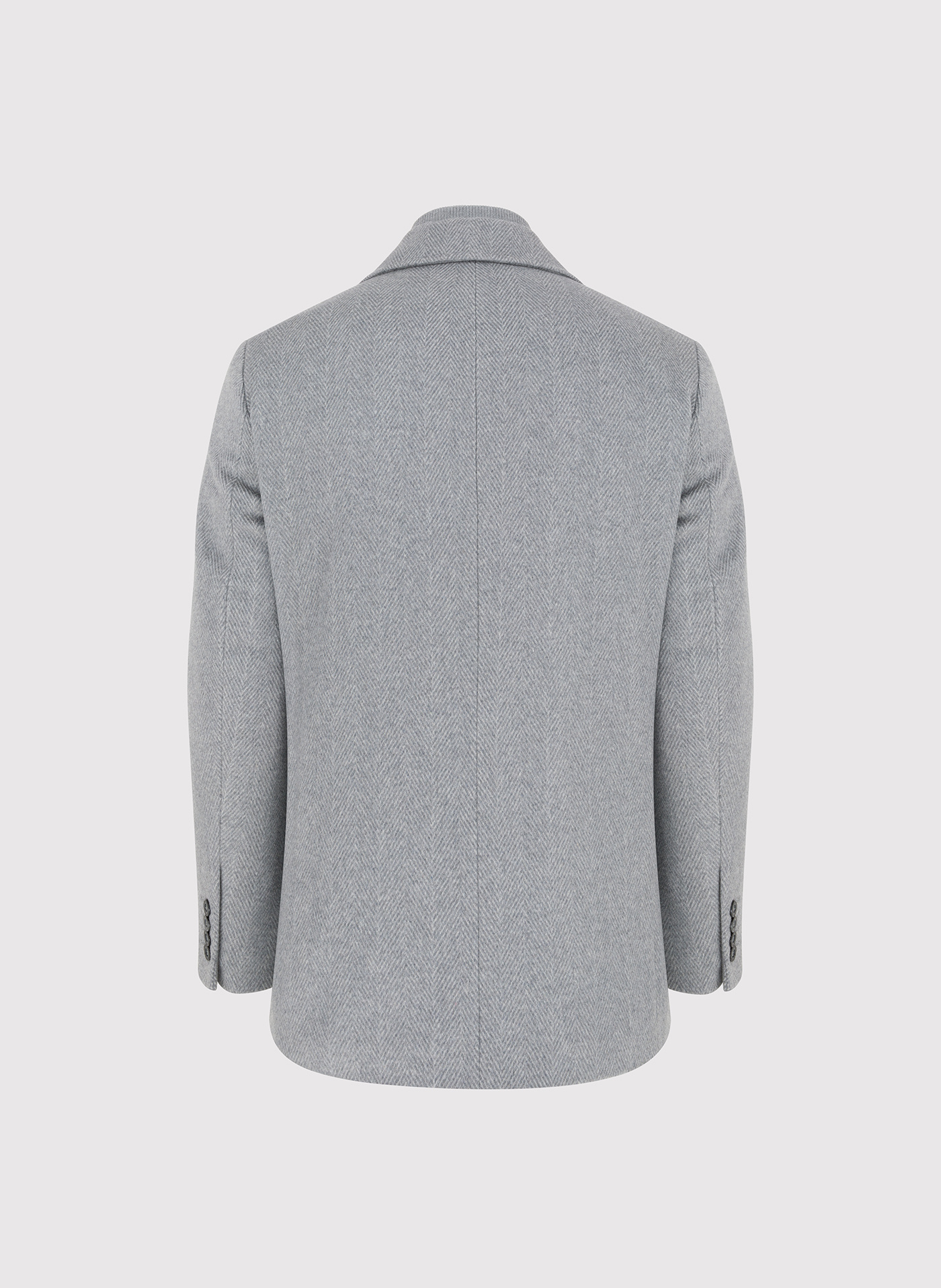 PAKO LORENTE - Wełniany dwurzędowy płaszcz męski - Pako Lorente