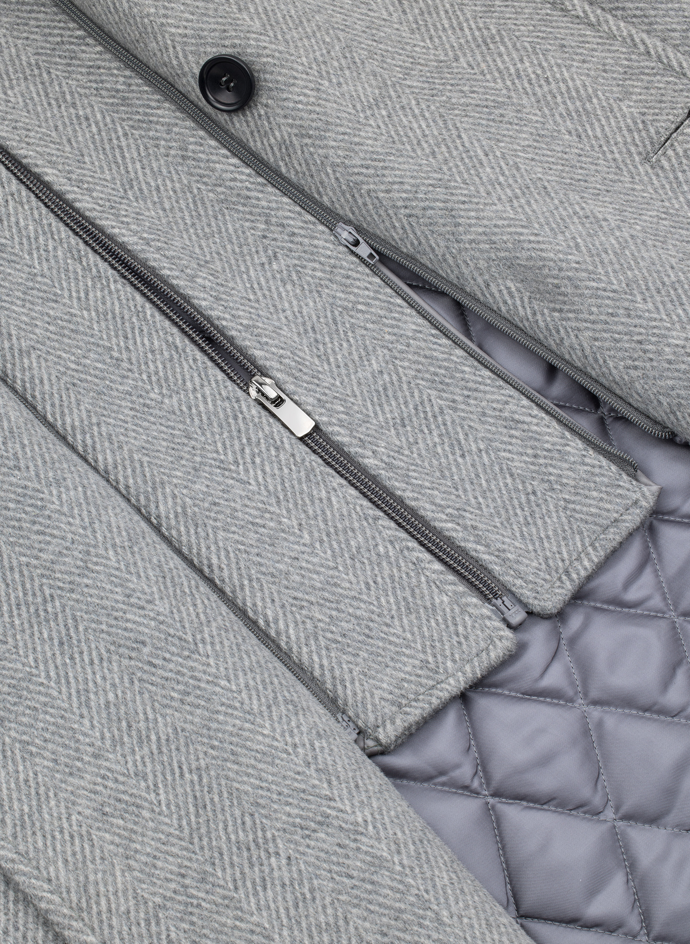 PAKO LORENTE - Wełniany dwurzędowy płaszcz męski - Pako Lorente