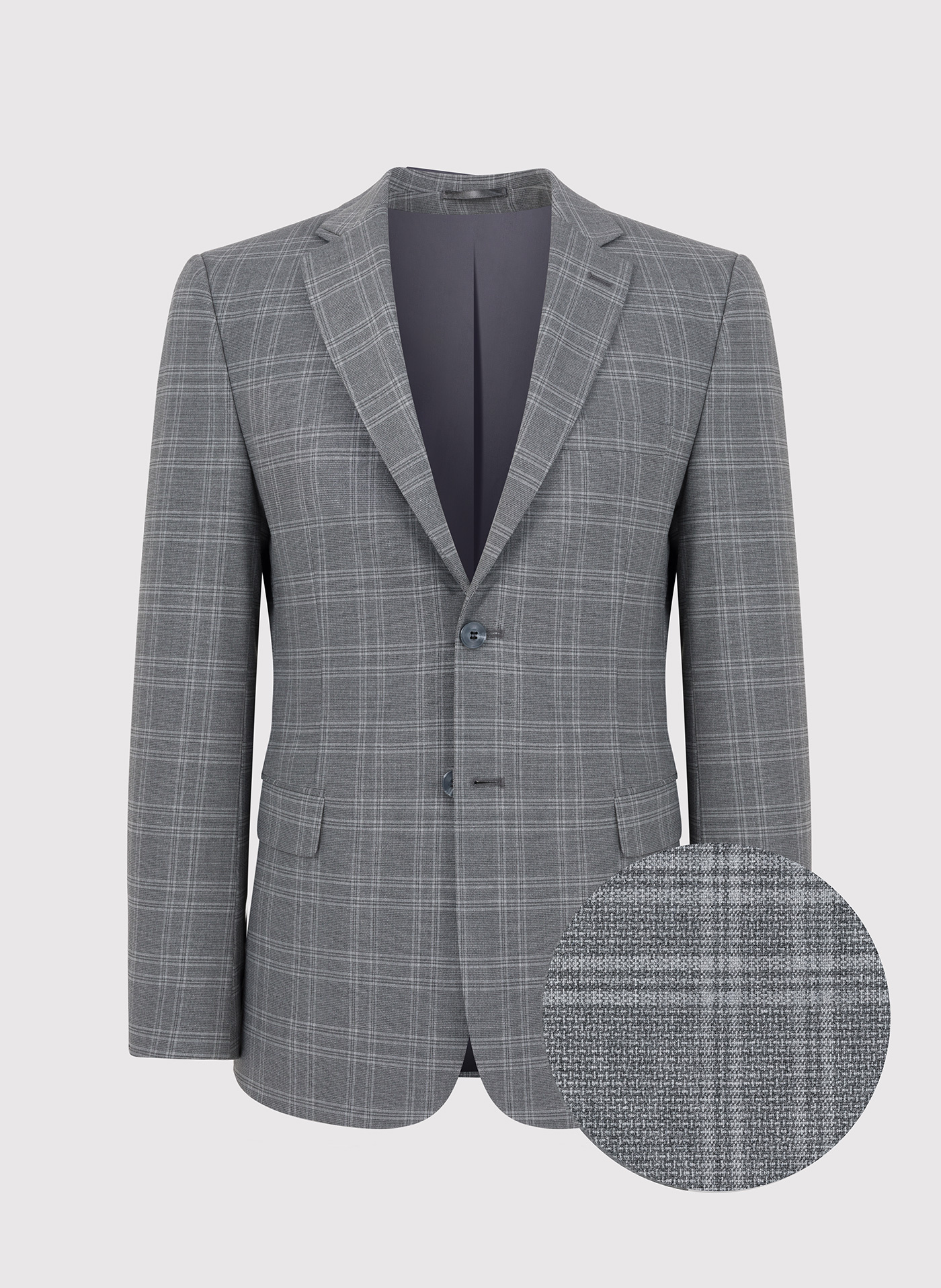 Szara marynarka garniturowa w kratkę - Pako Lorente