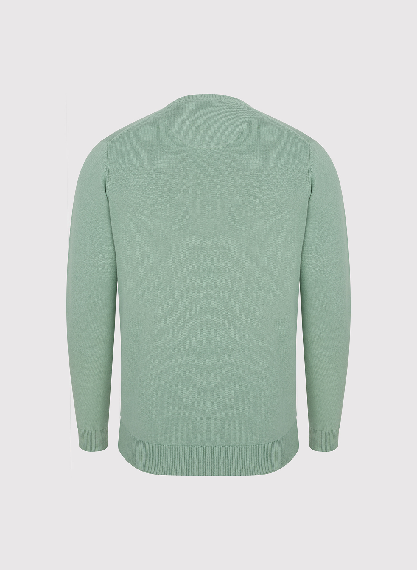 Zielony męski sweter w serek - Pako Lorente