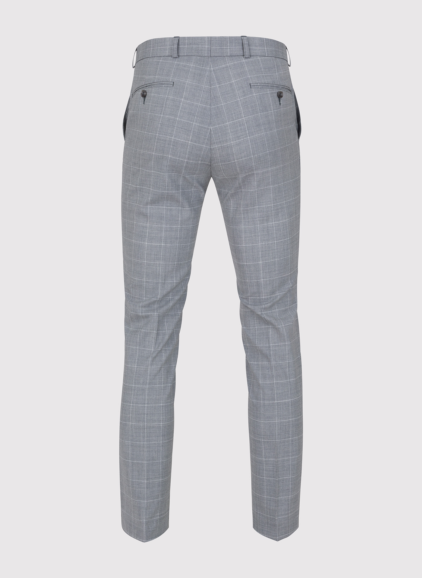 Szare spodnie garniturowe z wełną - Pako Lorente