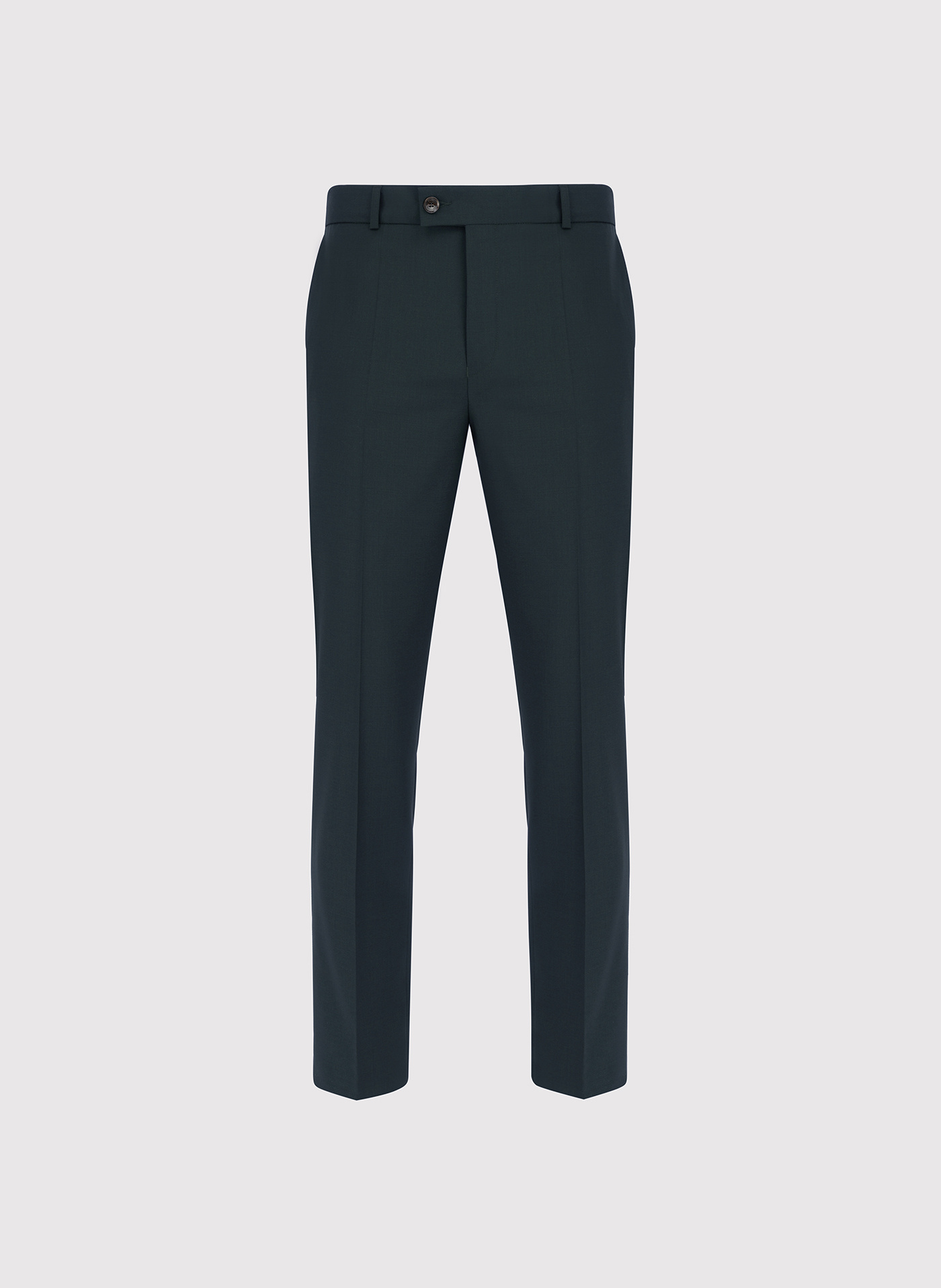 PAKO LORENTE - Wełniane zielone spodnie garniturowe - Pako Lorente