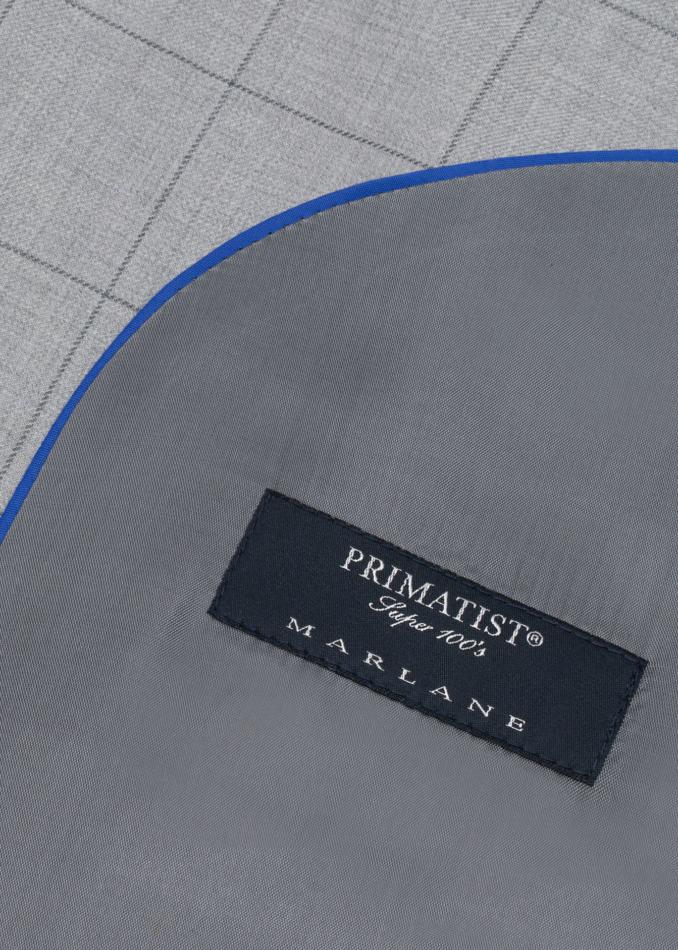 Szara wełniana marynarka garniturowa w kratę - Pako Lorente