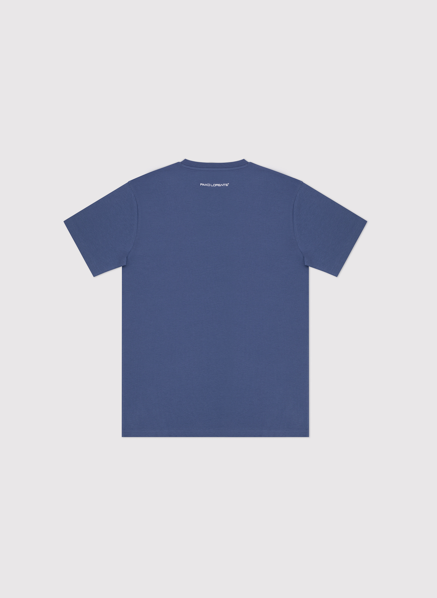 Bawełniany granatowy t-shirt - Pako Lorente