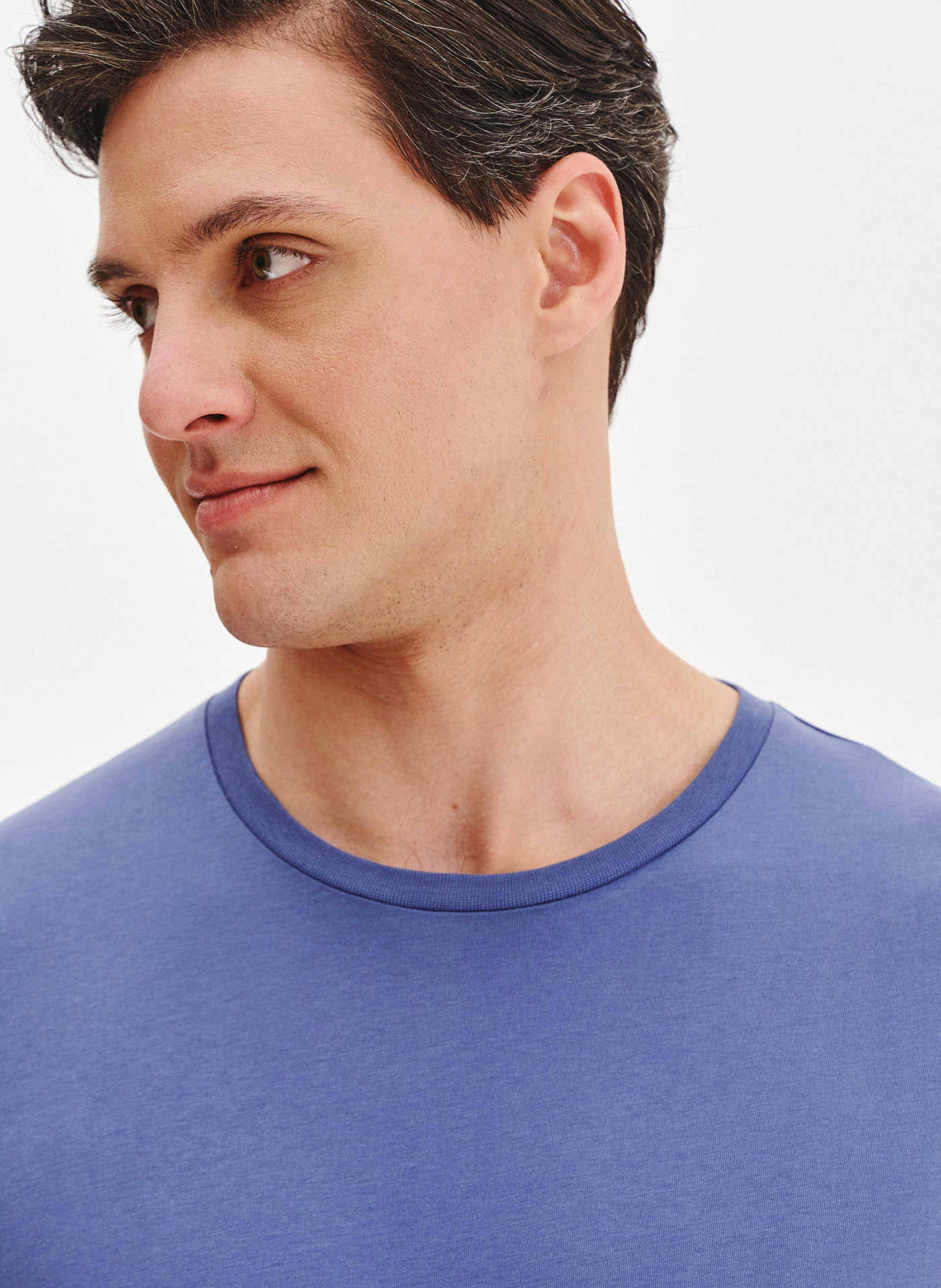 Bawełniany granatowy t-shirt - Pako Lorente