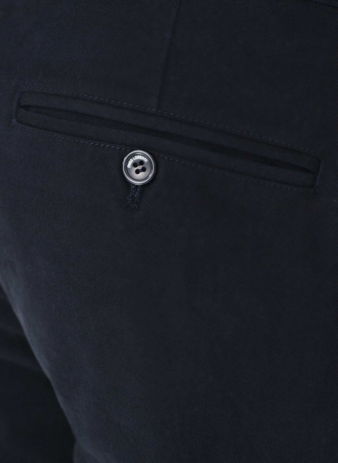 Gładkie spodnie męskie w kolorze granatowym - Pako Lorente