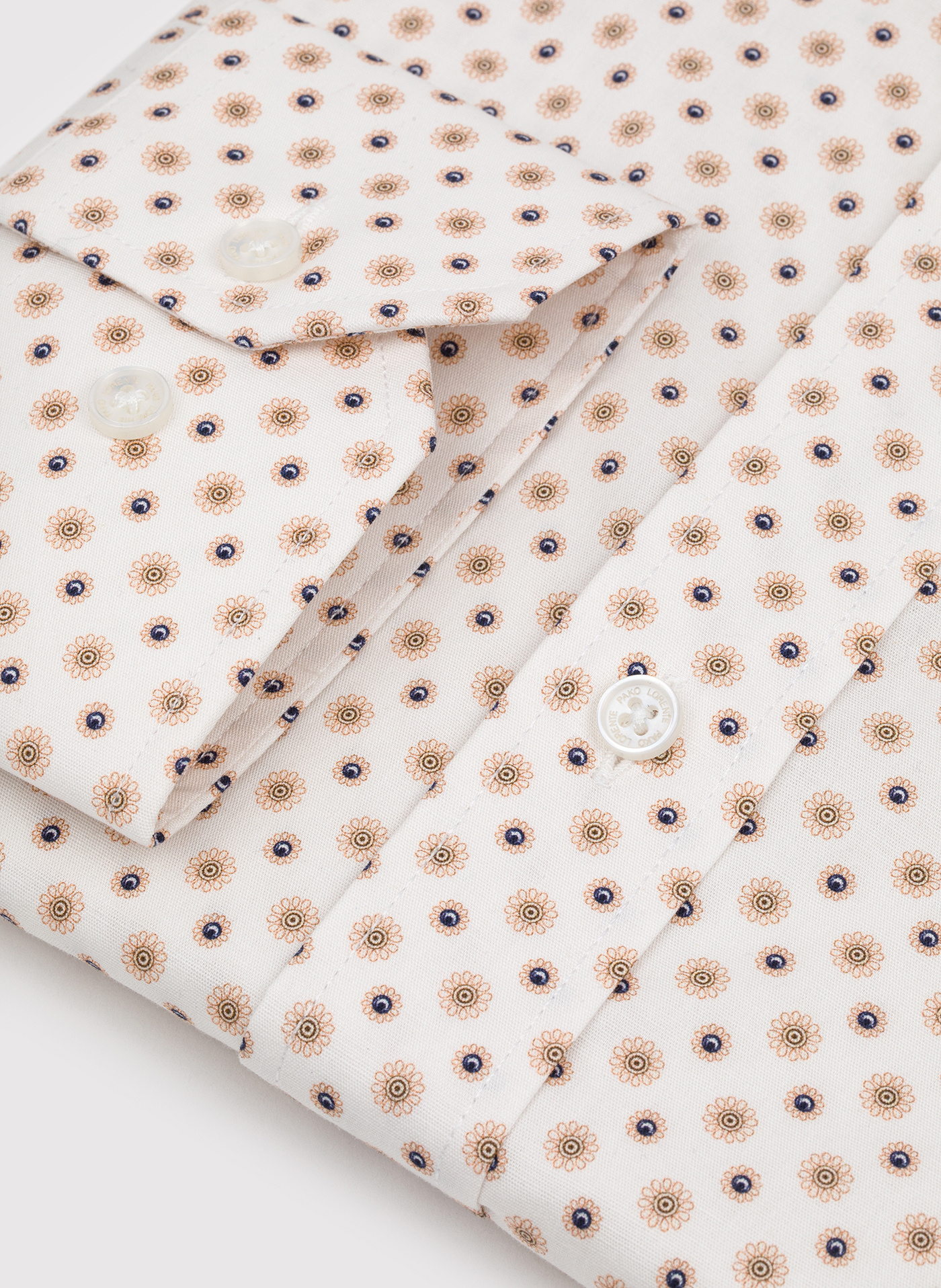 Biała koszula w kwiatowy print - Pako Lorente