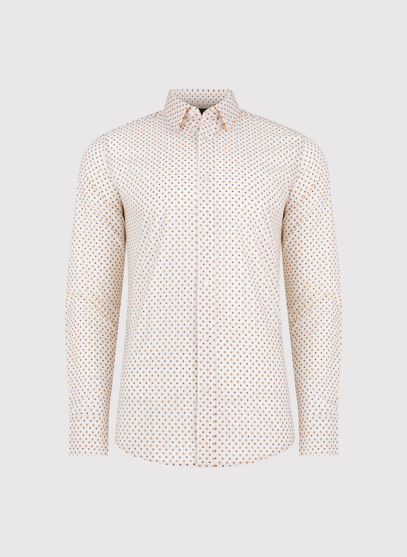 Biała koszula w kwiatowy print - Pako Lorente