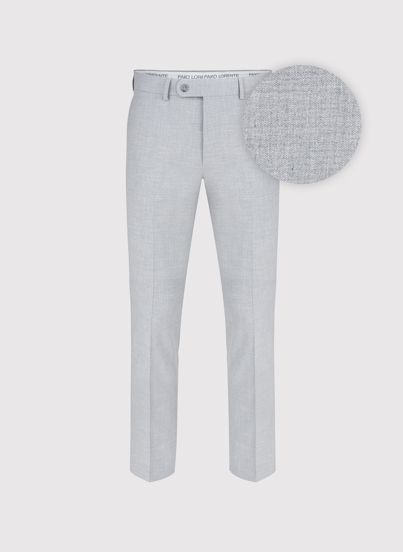Jasnoszare spodnie ganiturowe - Pako Lorente