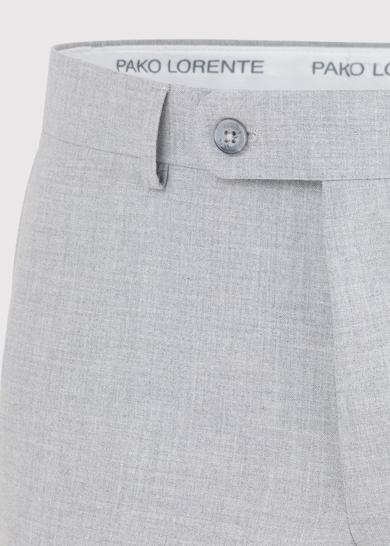 Jasnoszare spodnie ganiturowe - Pako Lorente