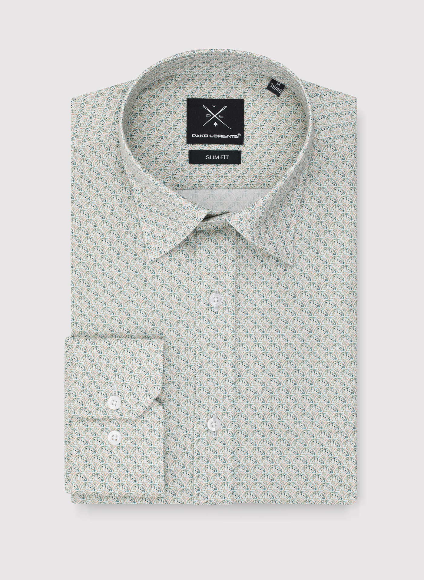 Koszula męska w mikrowzór - Pako Lorente