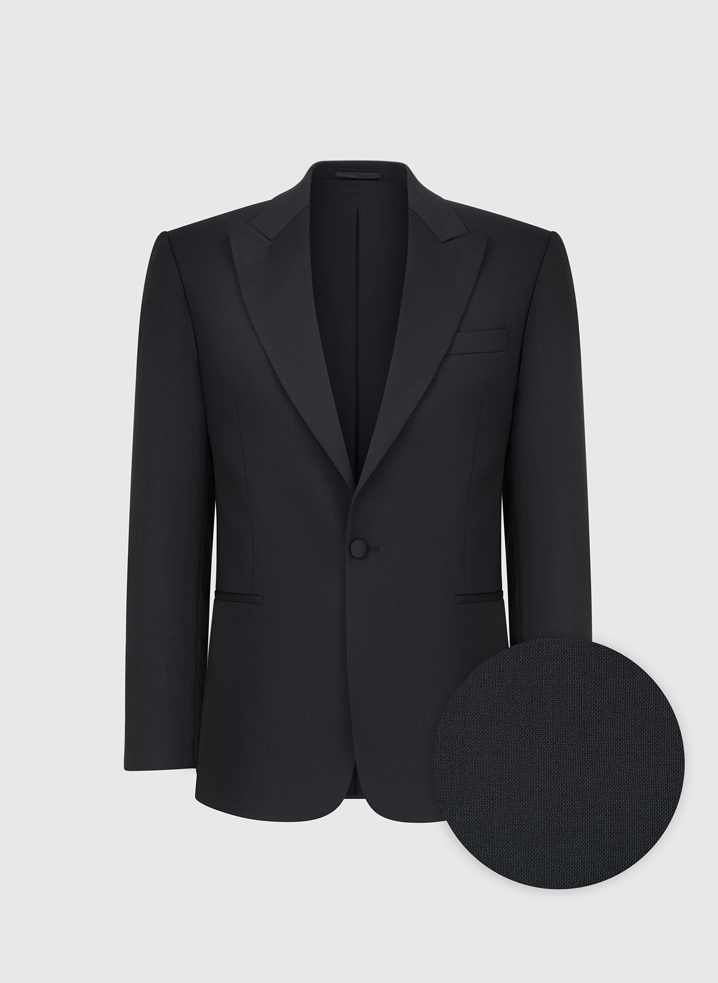 PAKO LORENTE - Wełniana jednorzędowa marynarka smokingowa - Pako Lorente