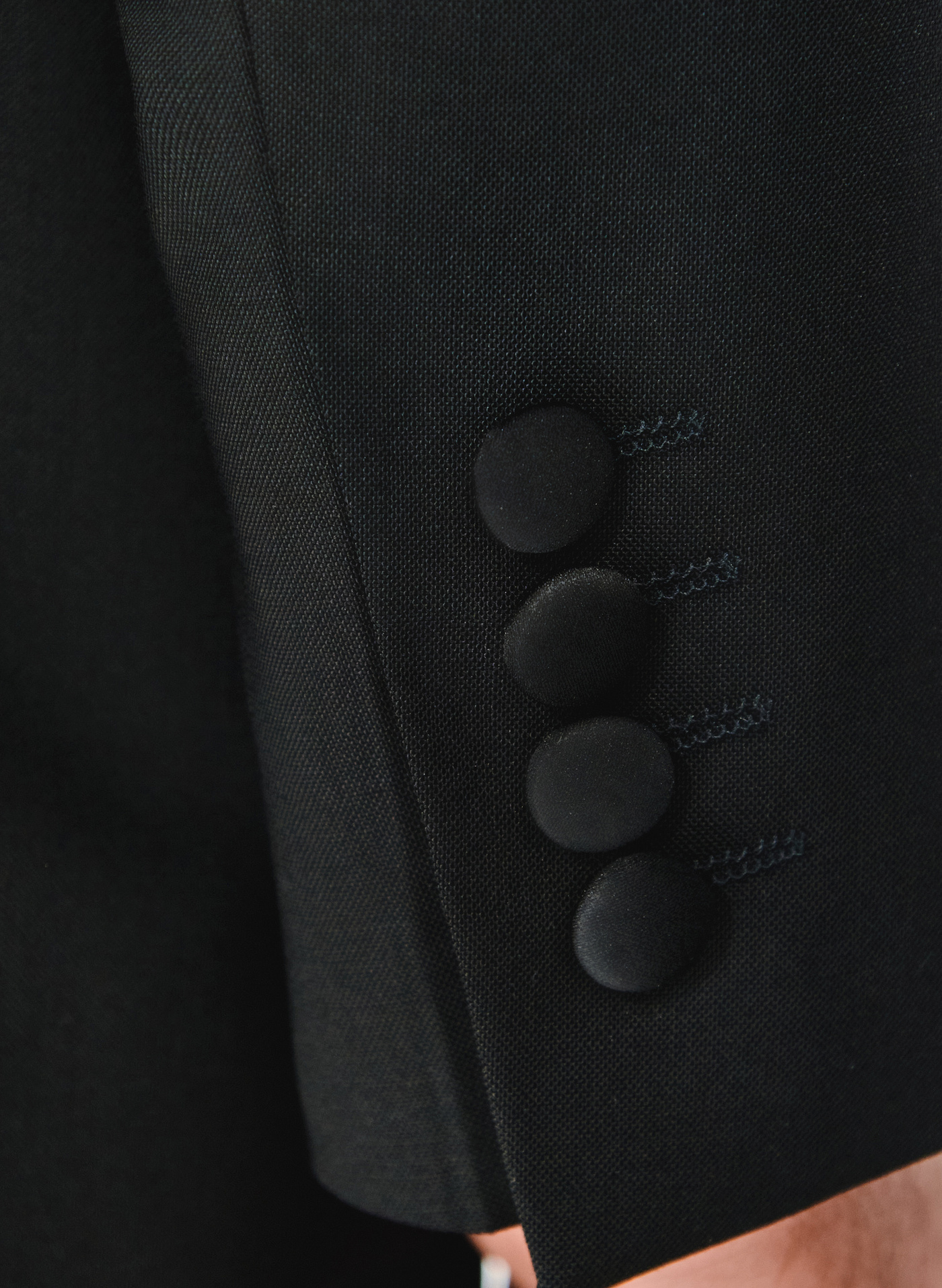 PAKO LORENTE - Wełniana jednorzędowa marynarka smokingowa - Pako Lorente