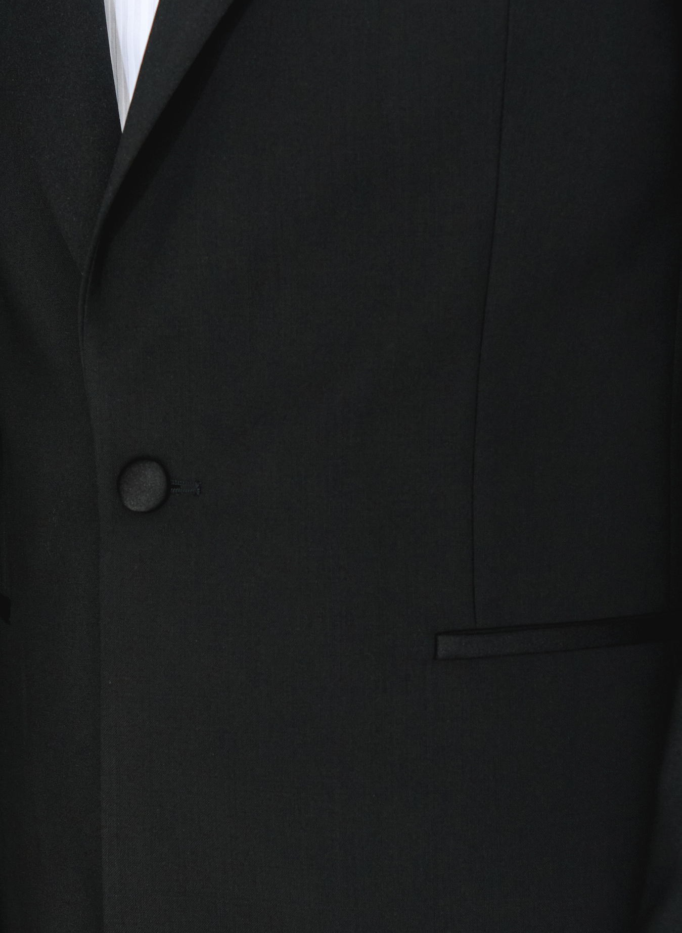 PAKO LORENTE - Wełniana jednorzędowa marynarka smokingowa - Pako Lorente