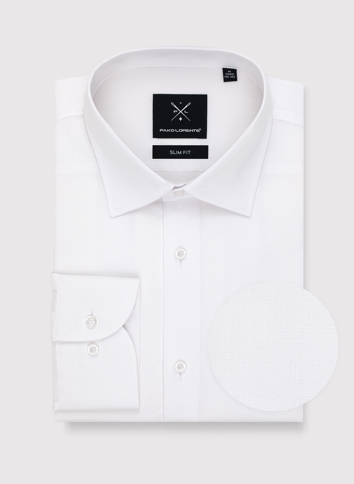 Biała koszula męska - Pako Lorente