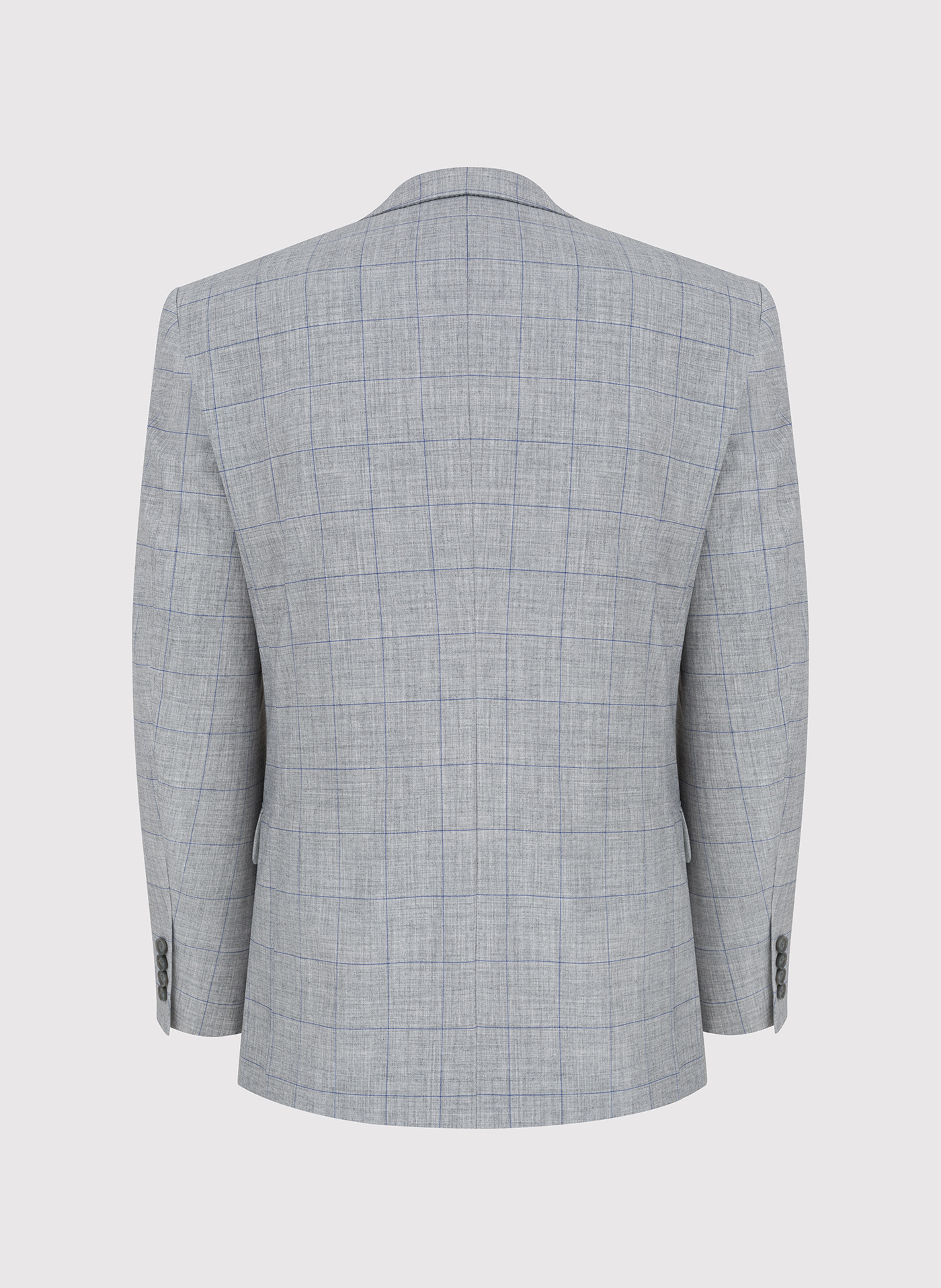 Szara marynarka w niebieską kratę - Pako Lorente