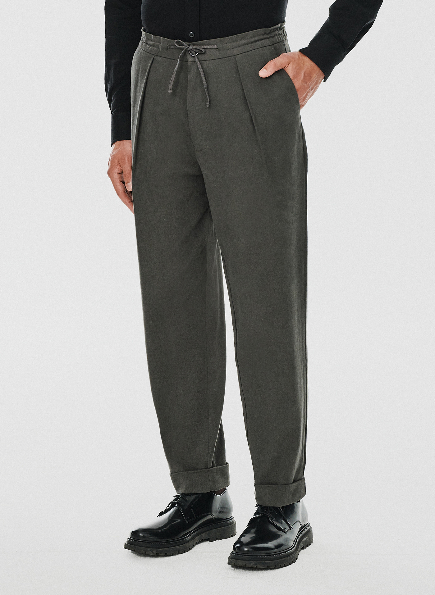 Bawełniane spodnie męskie casual - Pako Lorente