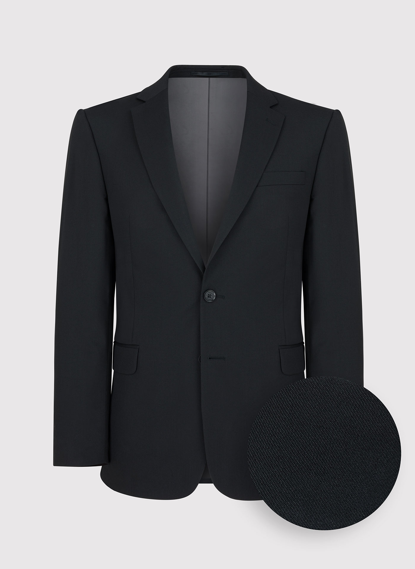 Czarna marynarka garniturowa P000B-3G-001-C-S - Pako Lorente