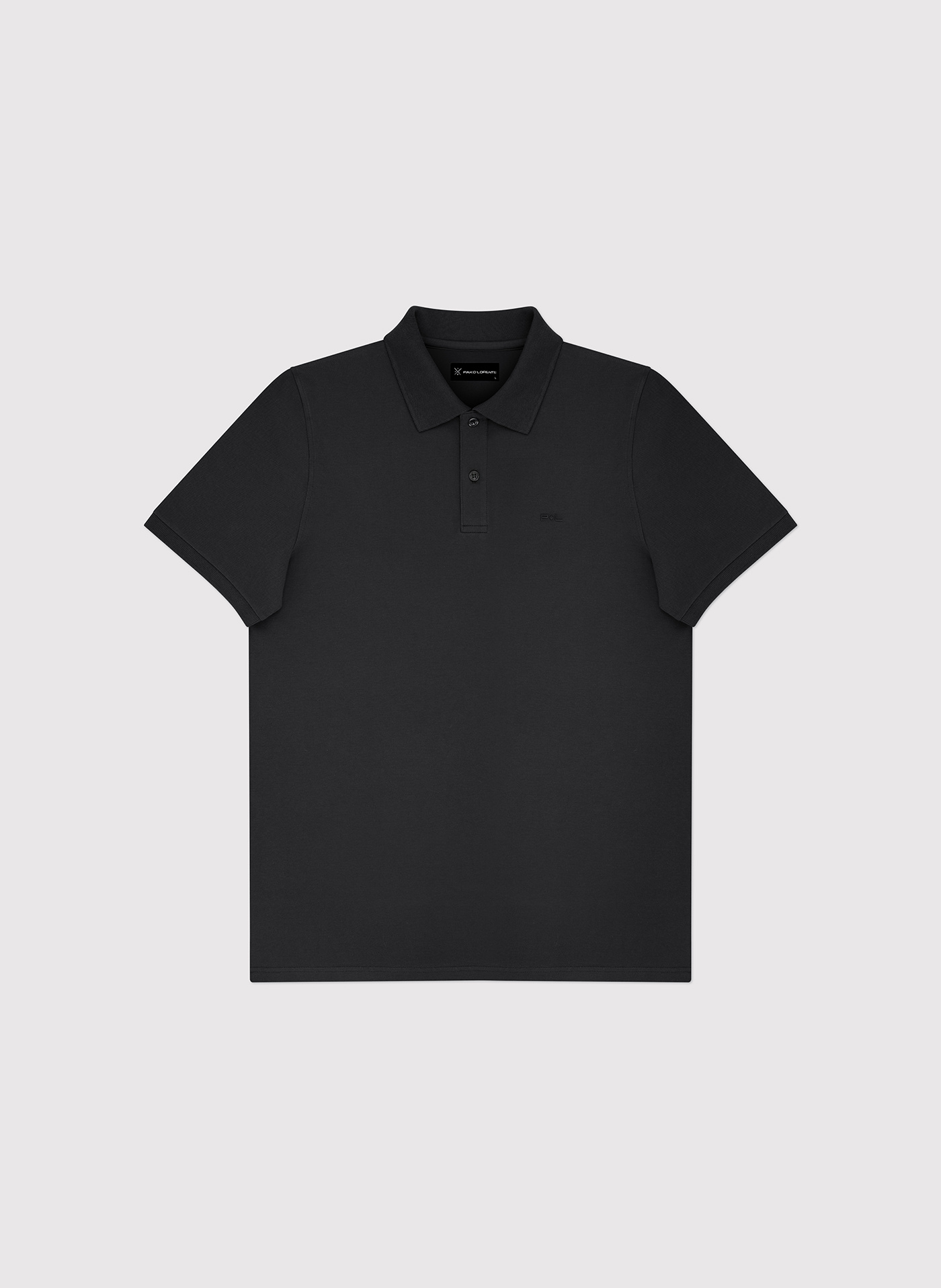 PAKO LORENTE - T-shirt polo w czarnym kolorze - Pako Lorente