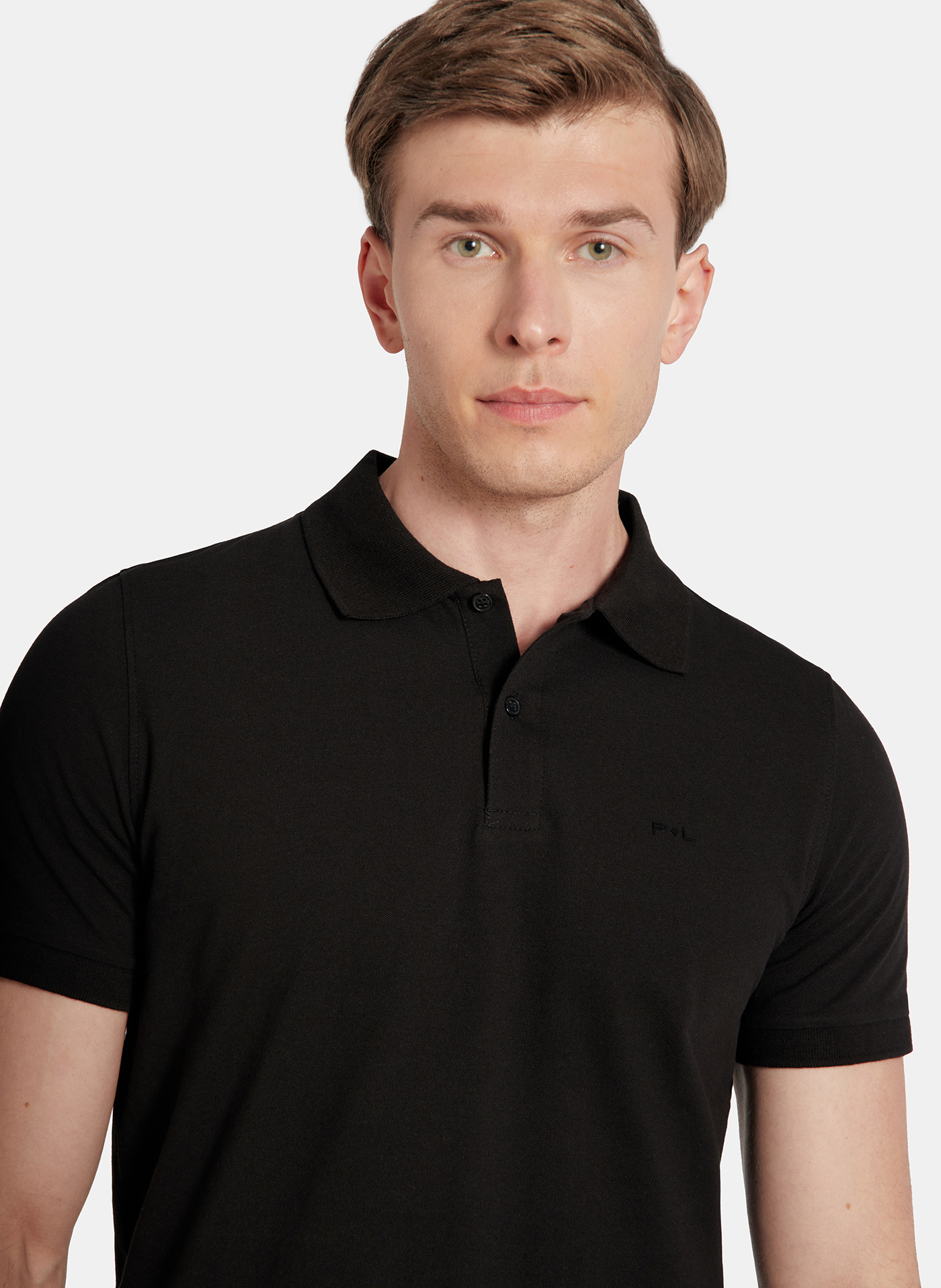 PAKO LORENTE - T-shirt polo w czarnym kolorze - Pako Lorente