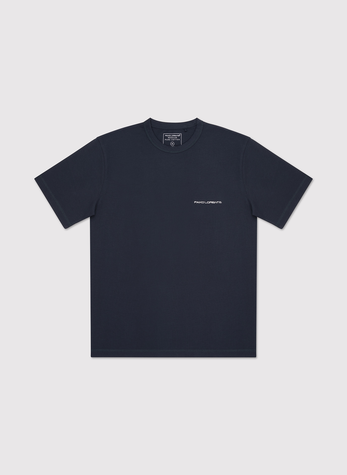 Granatowy t-shirt męski - Pako Lorente