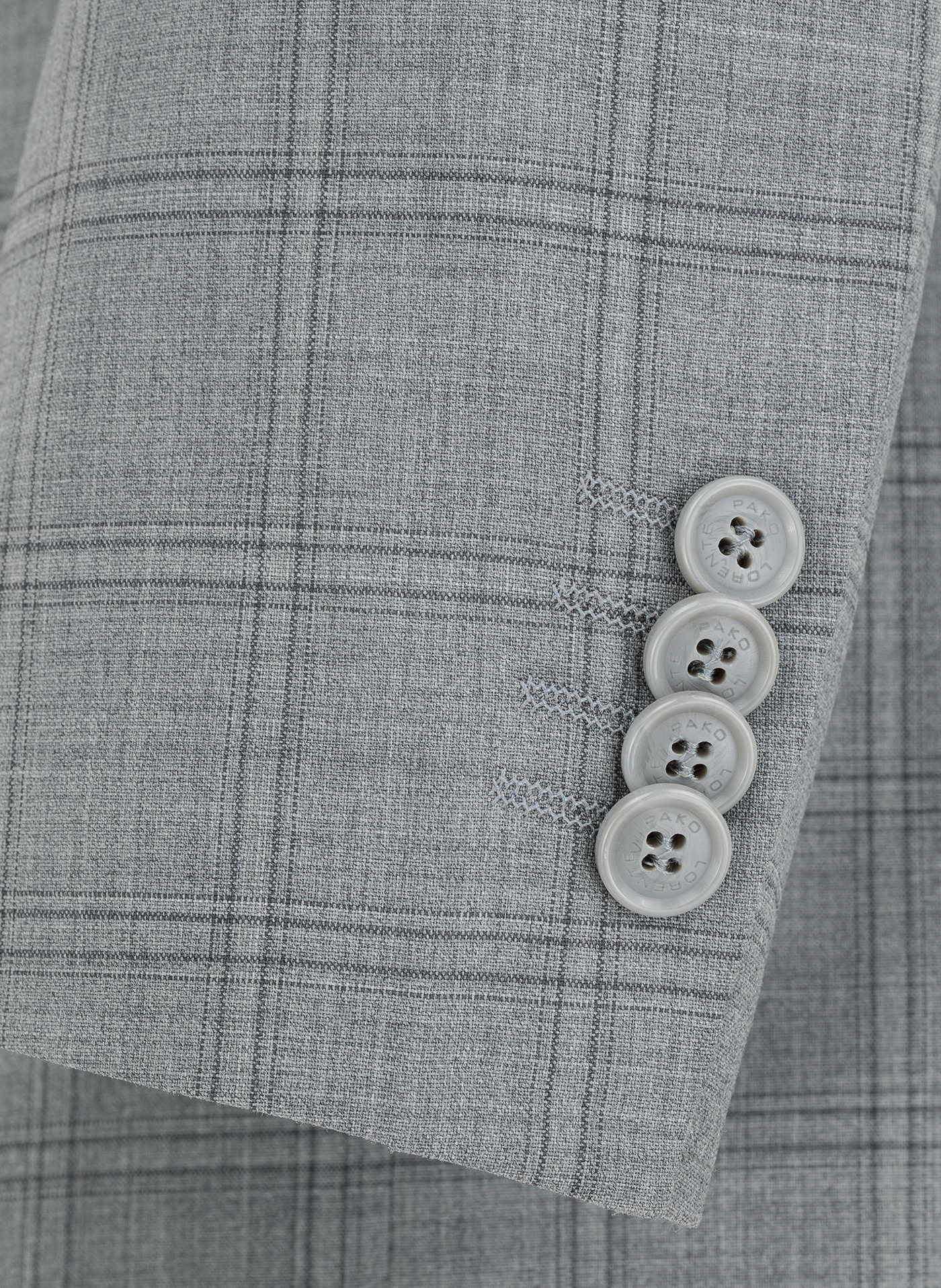 Szara marynarka garniturowa w kratę - Pako Lorente