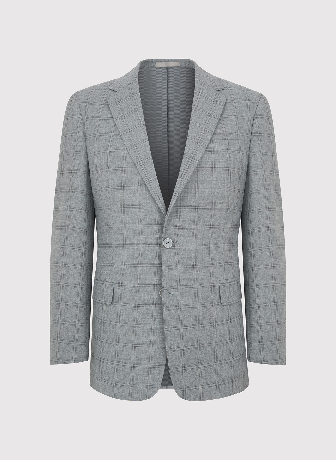 Szara marynarka garniturowa w kratę - Pako Lorente
