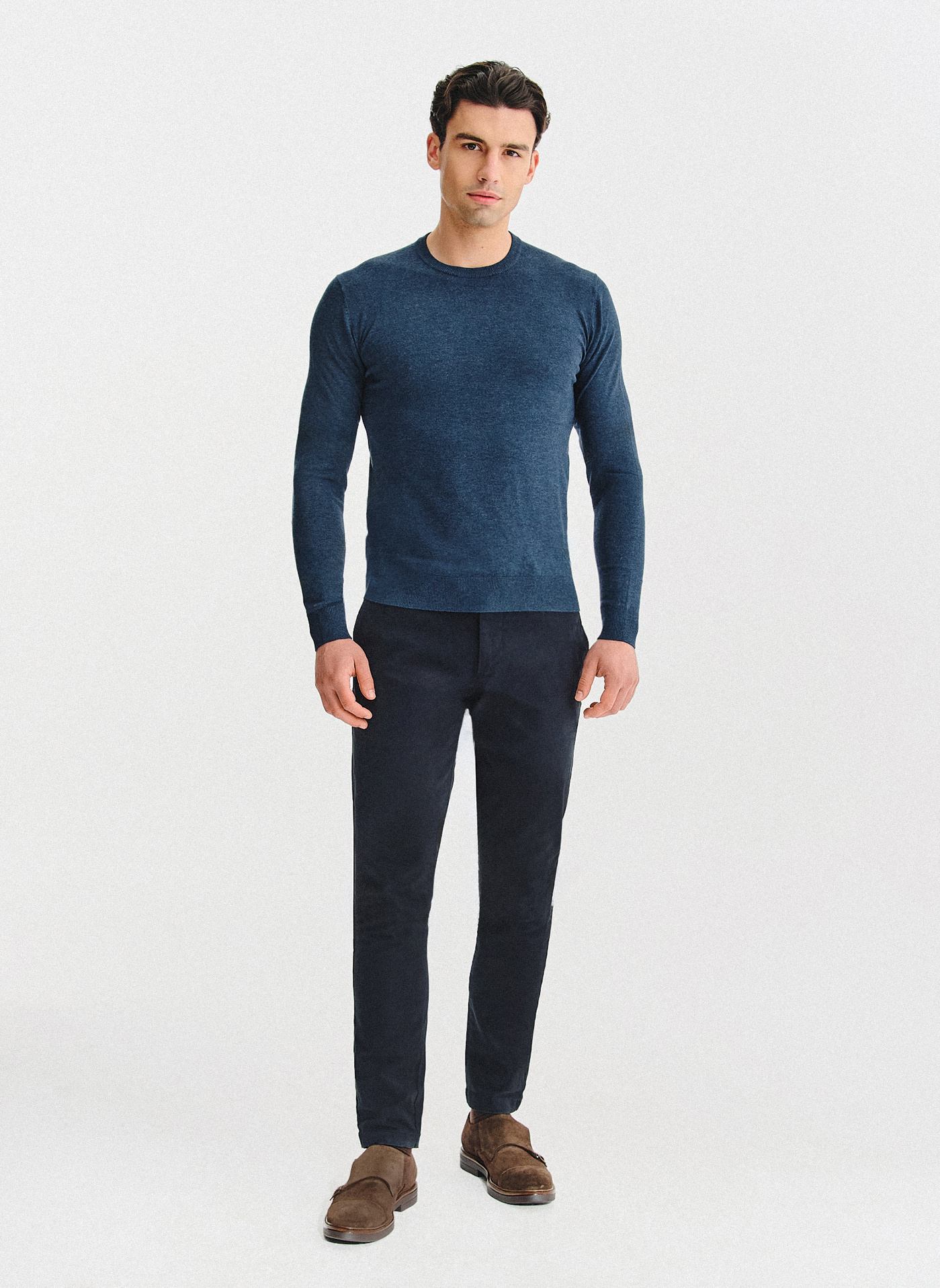 Ciemnoniebieski sweter męski - Pako Lorente