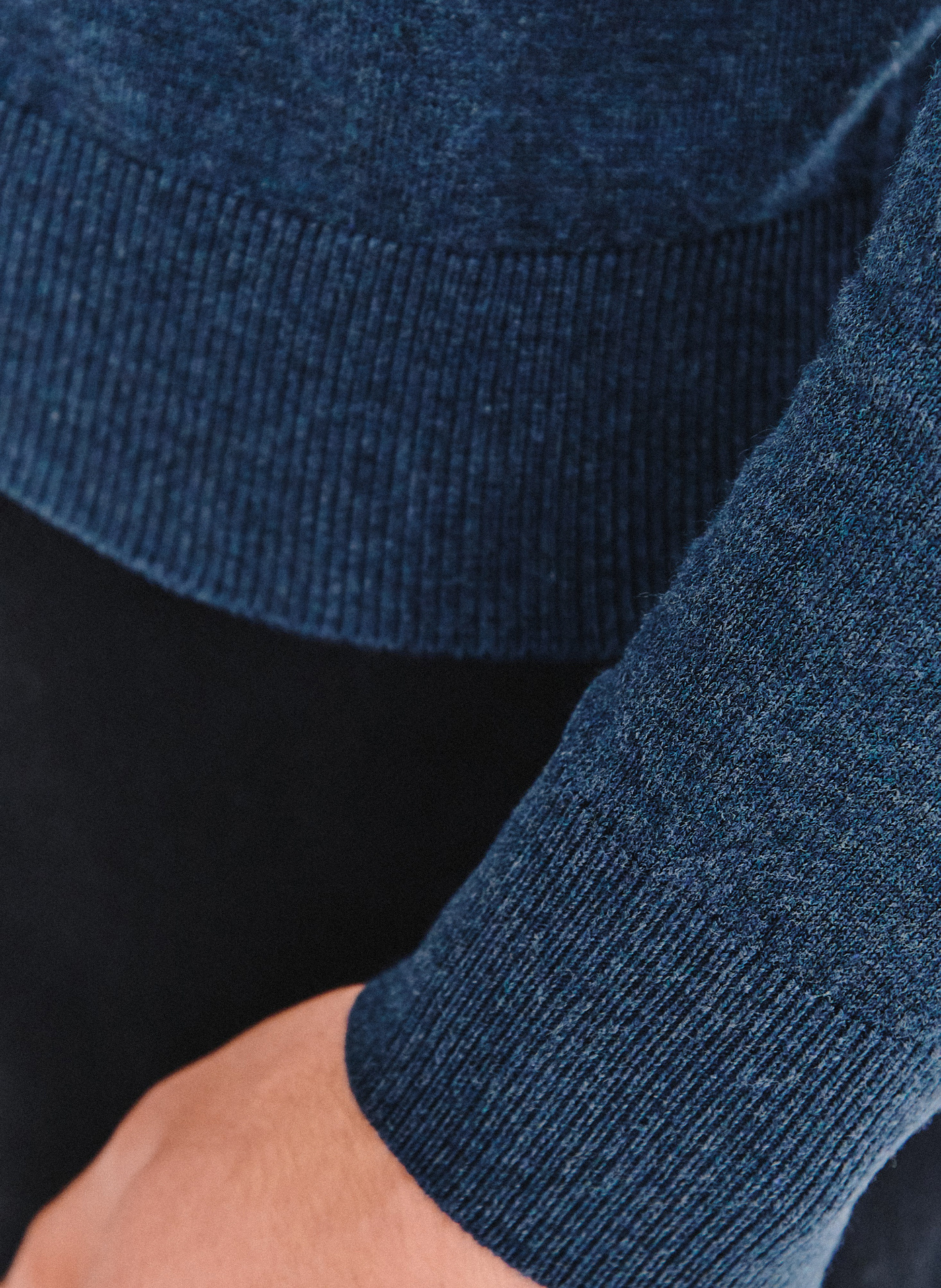 Ciemnoniebieski sweter męski - Pako Lorente