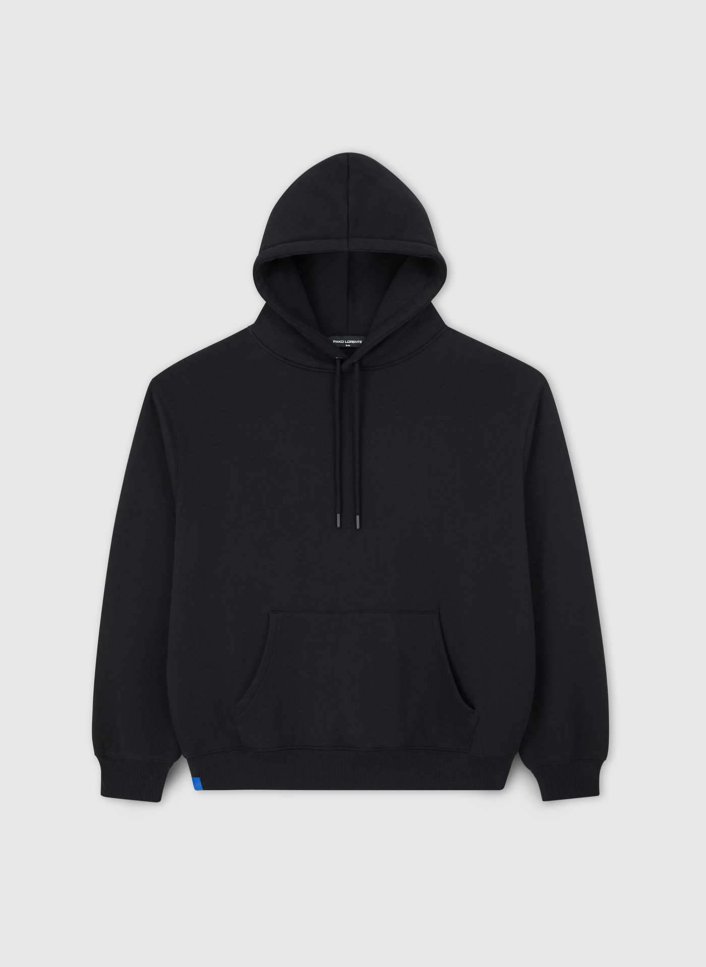 PAKO LORENTE - Czarna bluza dresowa z kapturem - Pako Lorente