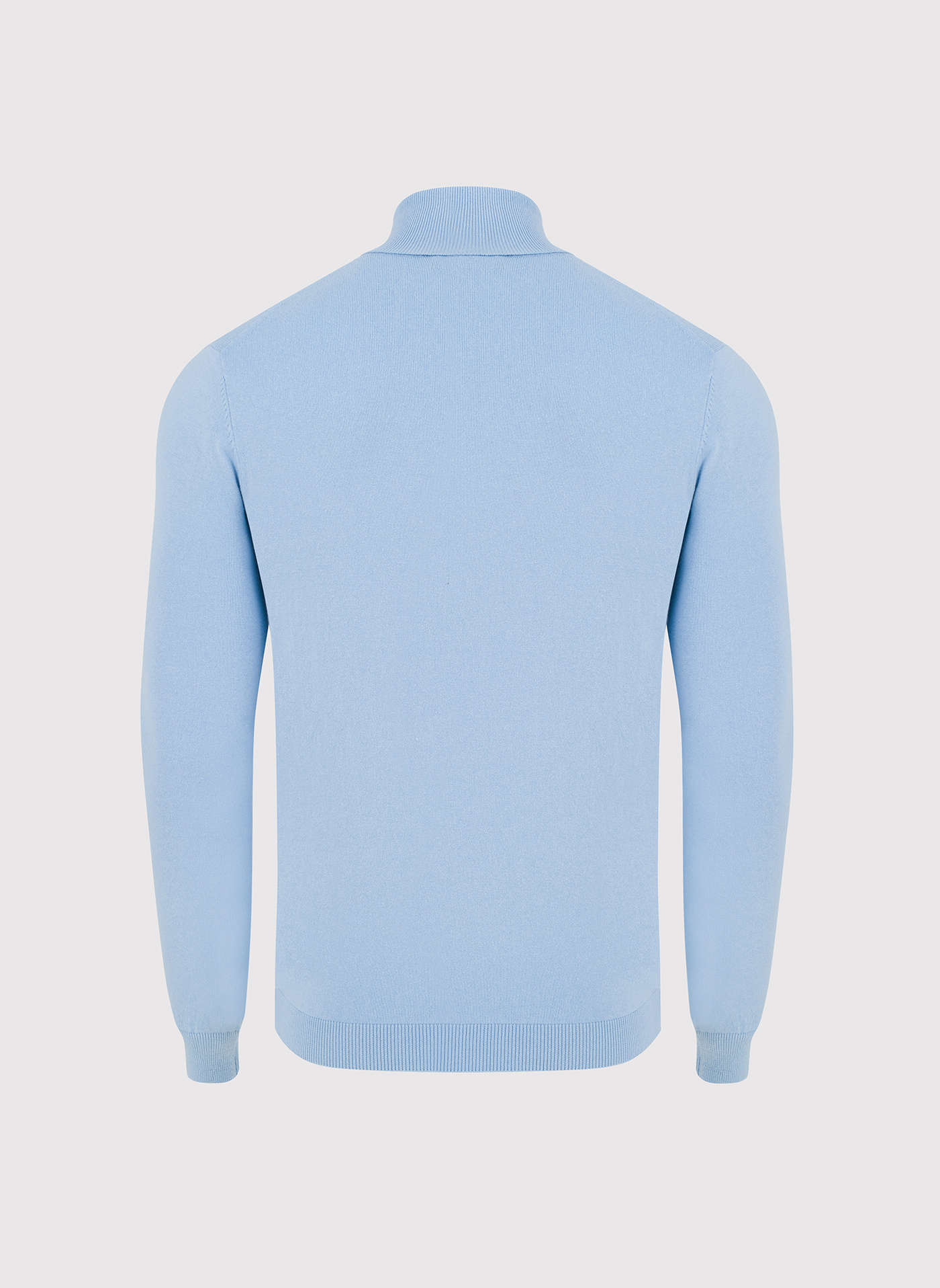 PAKO LORENTE - Jasnoniebieski gładki golf męski - Pako Lorente