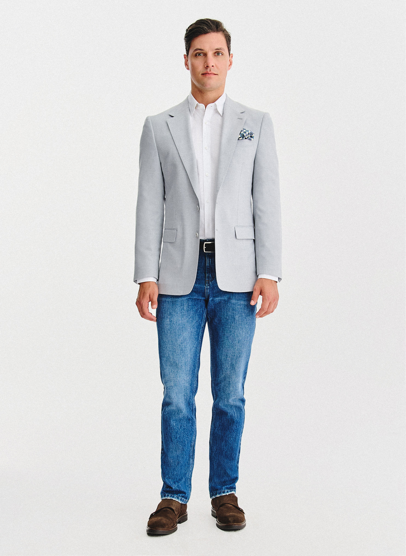 Szara marynarka męska - Pako Lorente