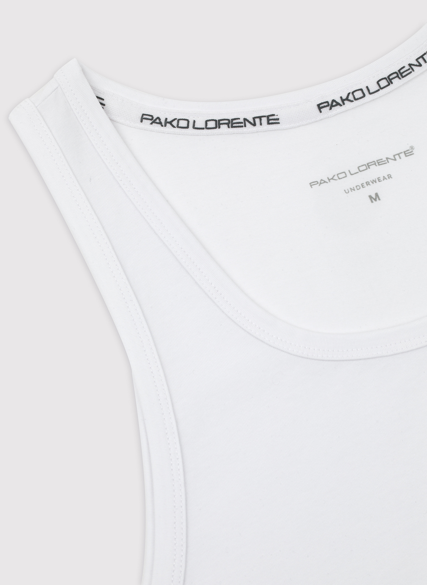 Tank top w białym kolorze  dwupak - Pako Lorente