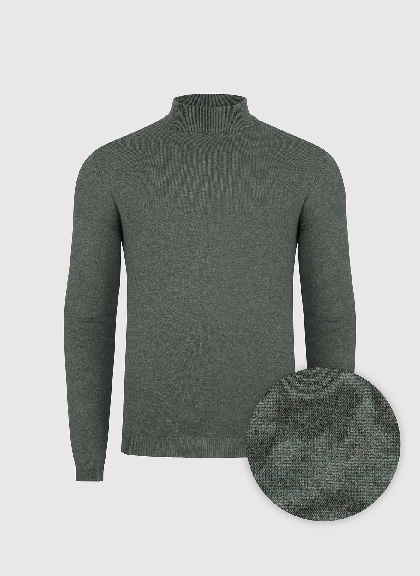 PAKO LORENTE - Półgolf męski w zielonym kolorze - Pako Lorente