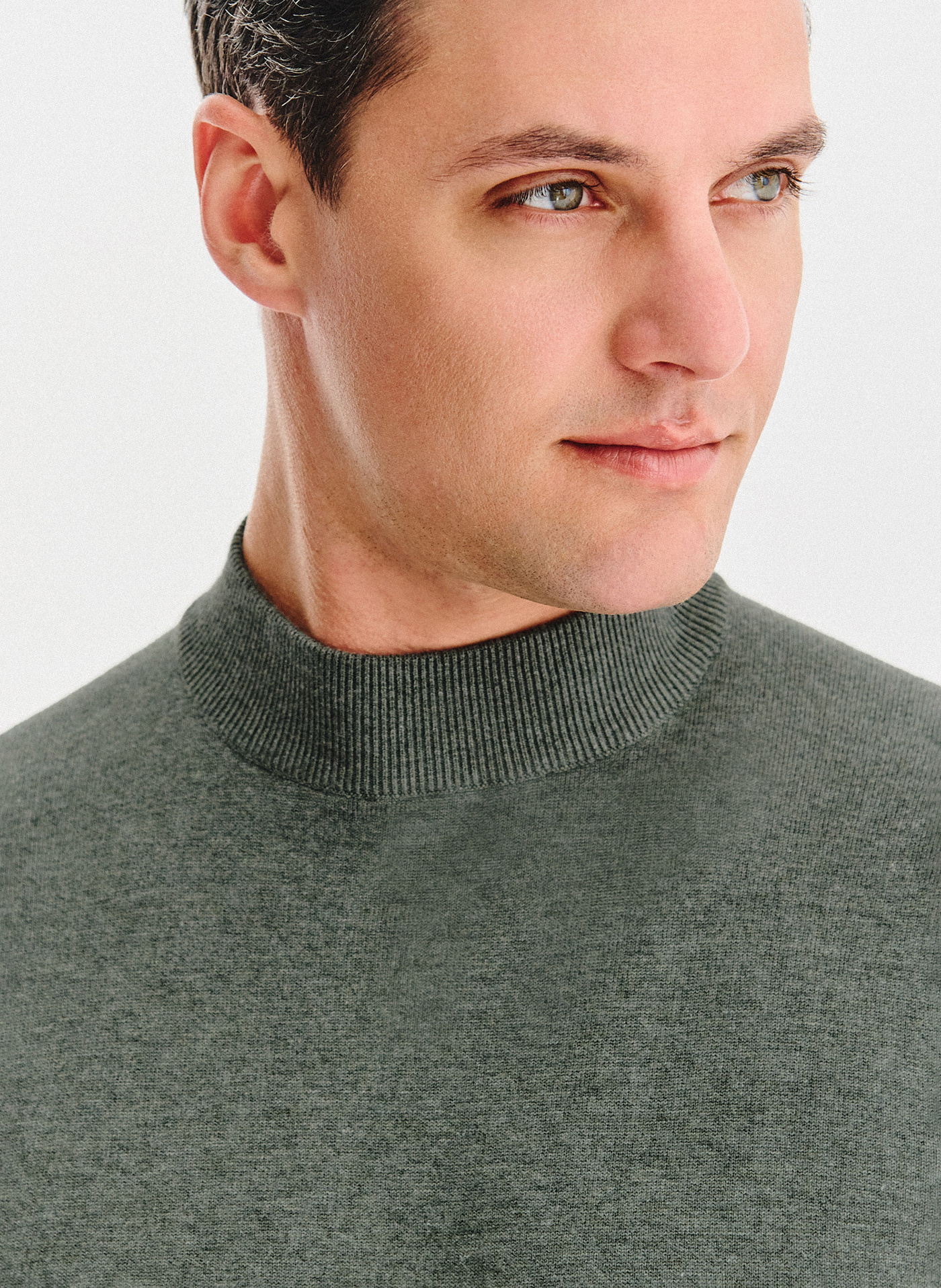 PAKO LORENTE - Półgolf męski w zielonym kolorze - Pako Lorente