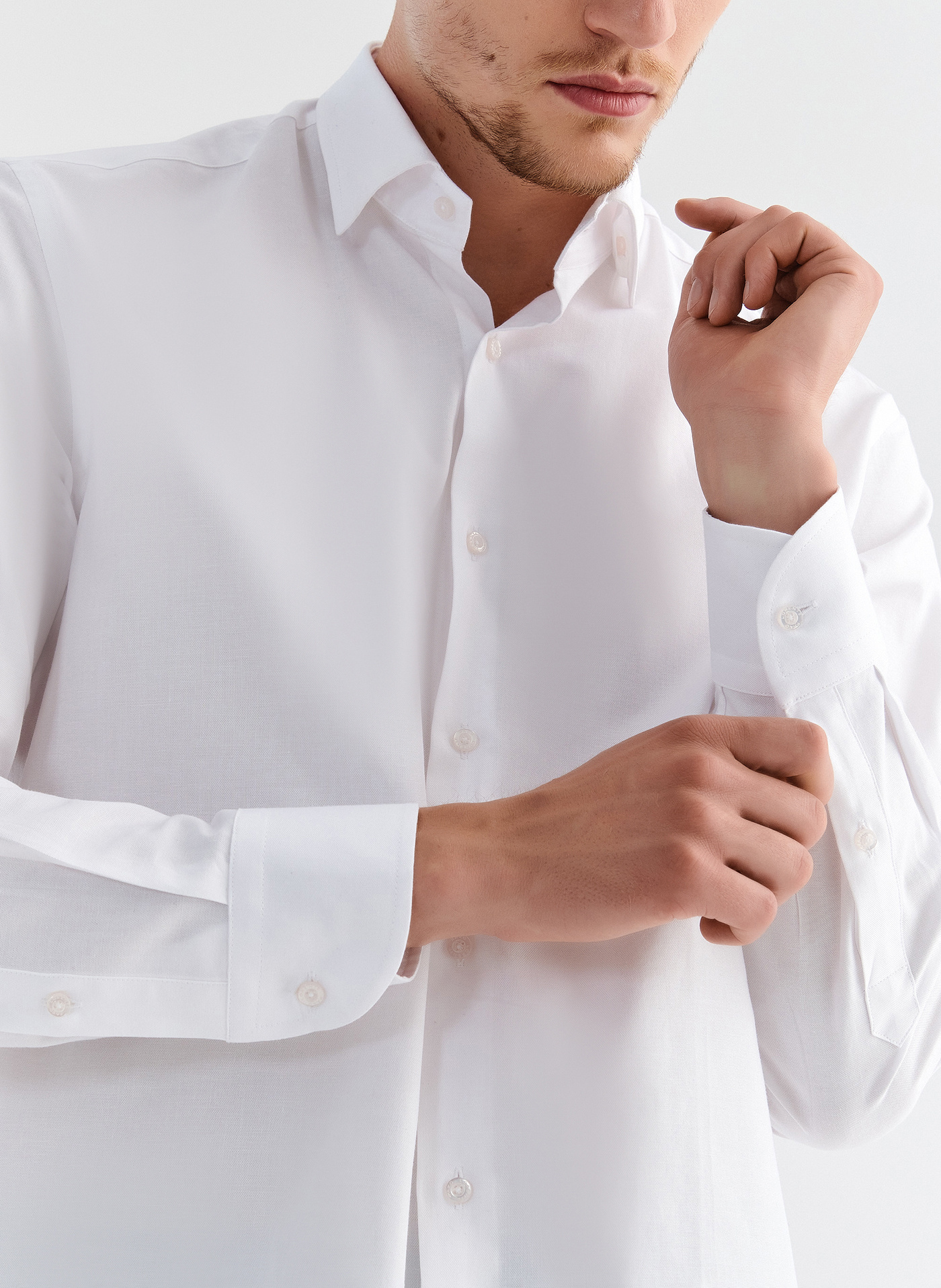 Koszula męska w kolorze białym P000B-1X-057-B-R - Pako Lorente