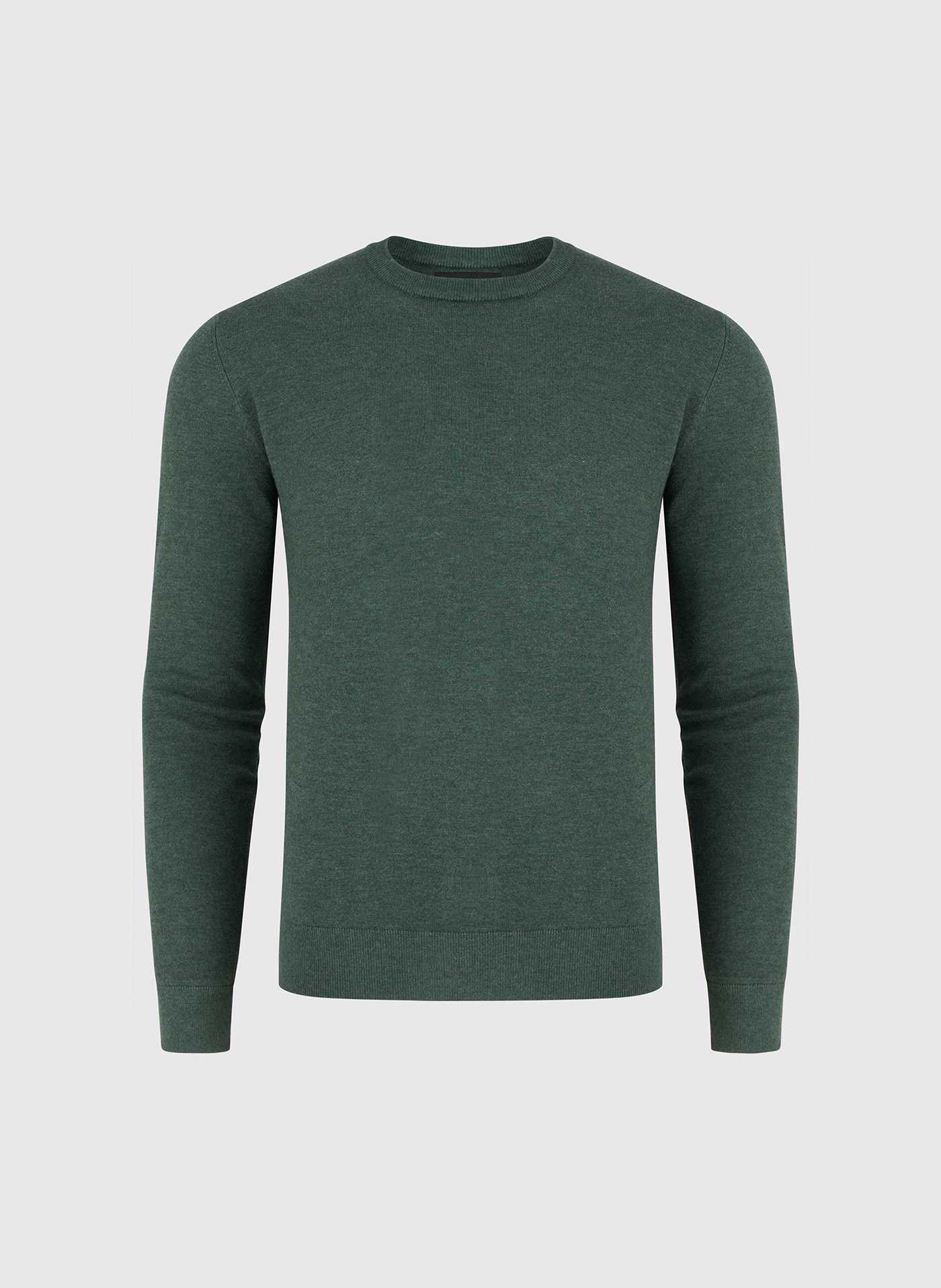 Zielony sweter męski o-neck - Pako Lorente