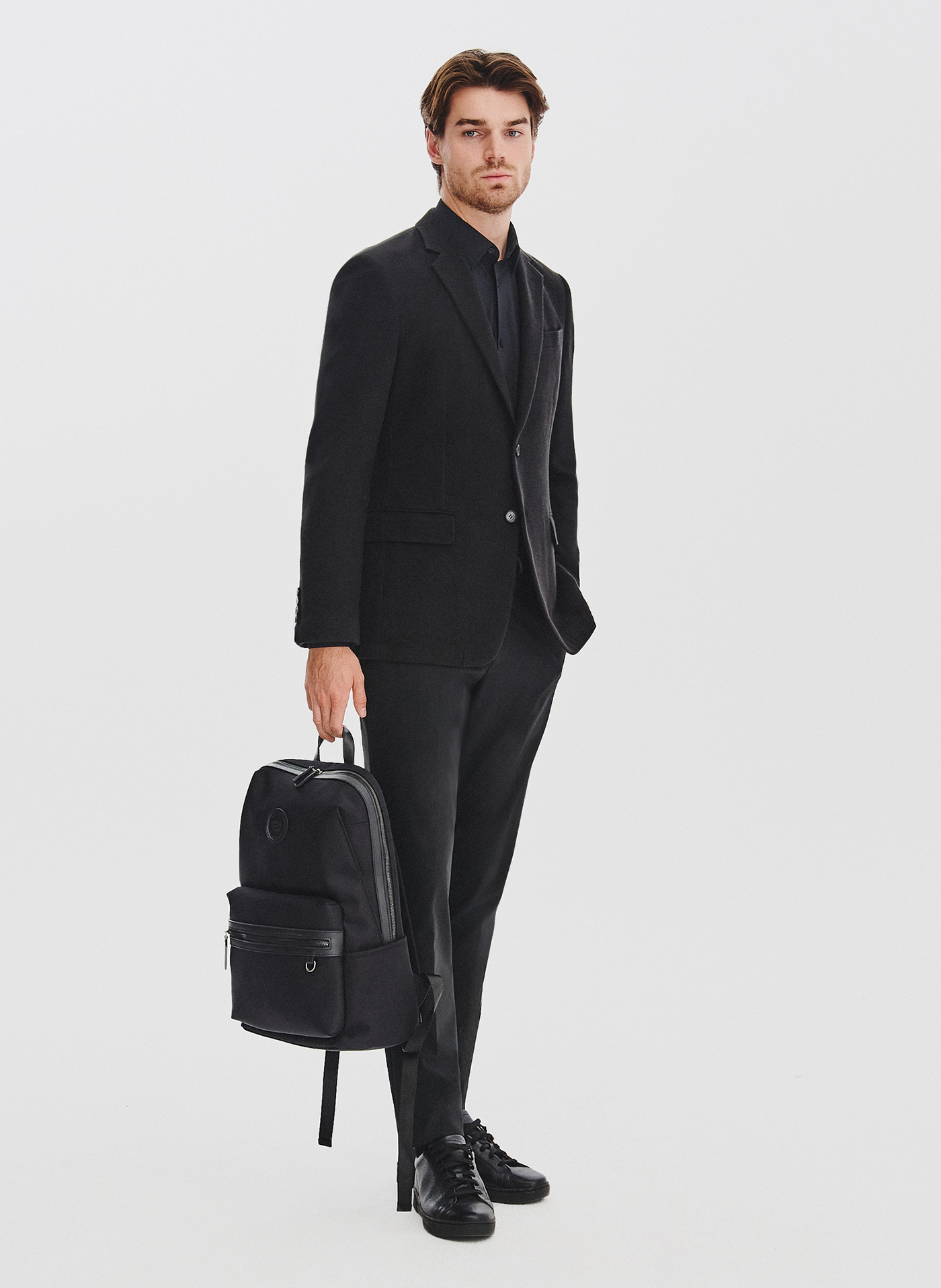 PAKO LORENTE - Czarny plecak męski - Pako Lorente